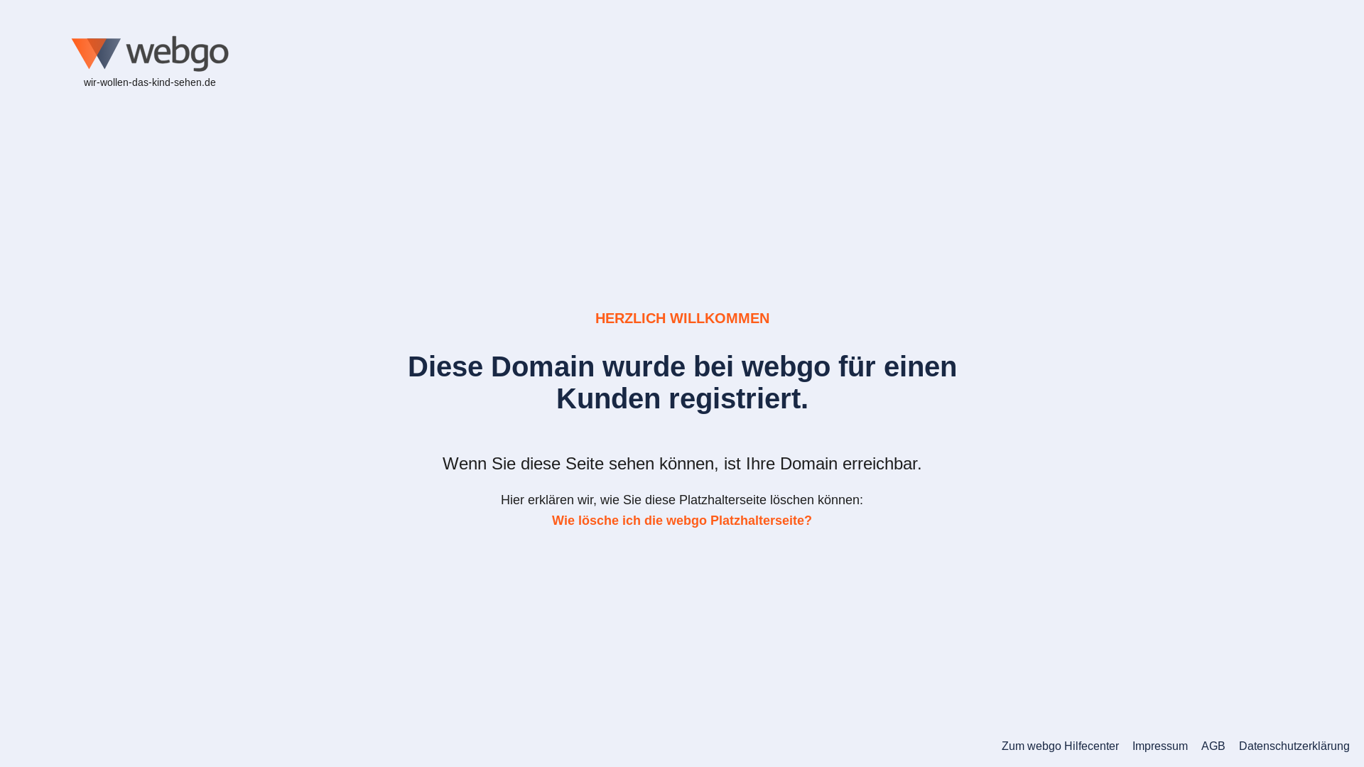 website screenshot of https://wir-wollen-das-kind-sehen.de/