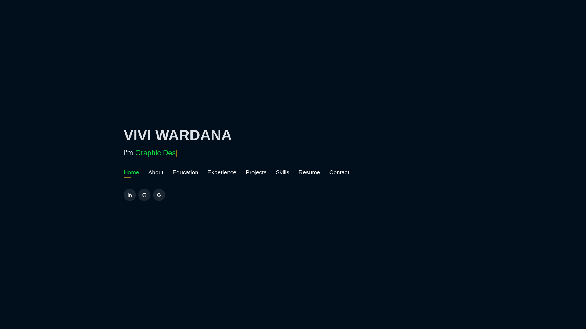 website screenshot of https://vivi-wardana.pages.dev/
