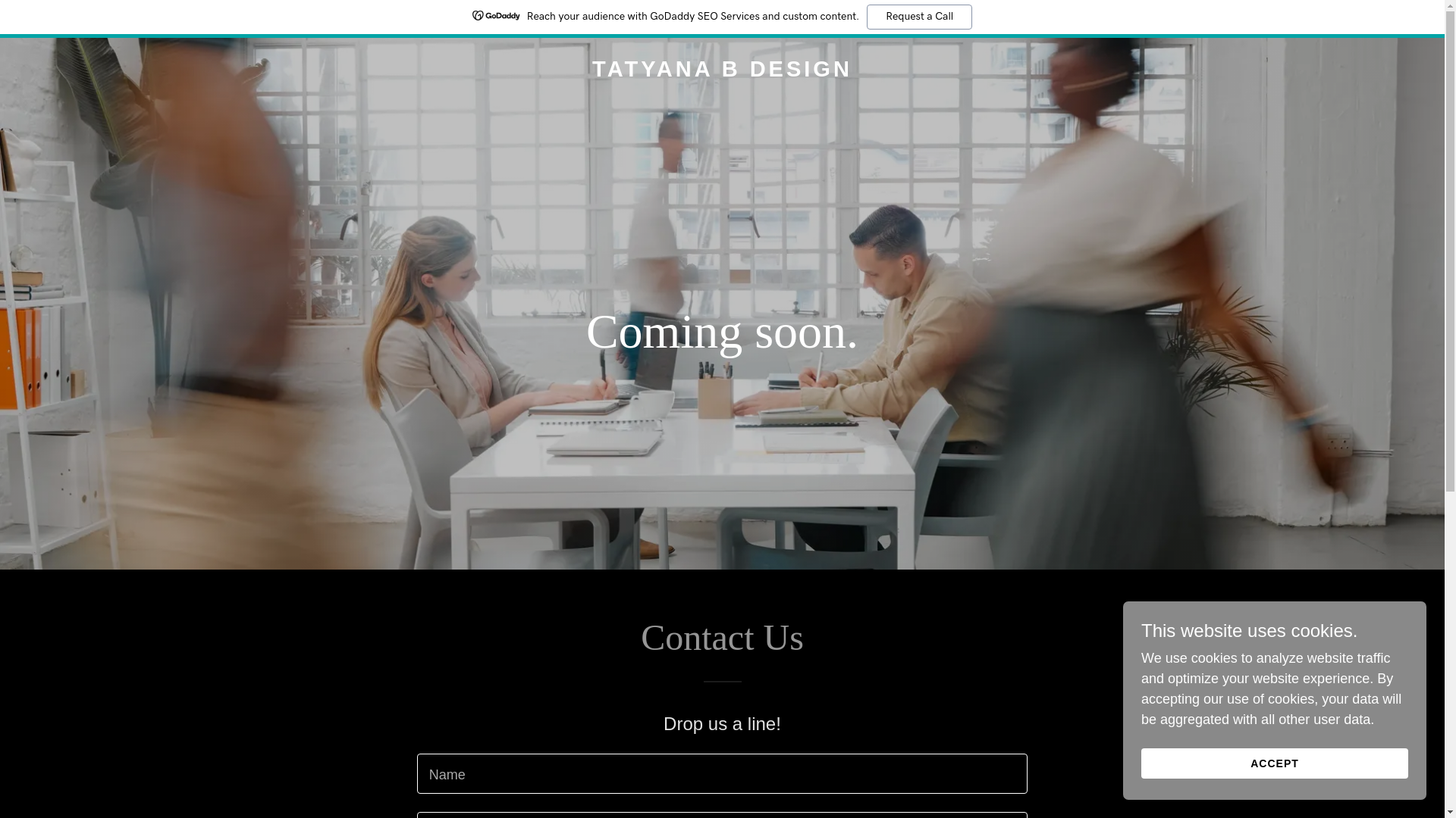 website screenshot of https://tatyanabdesign.com/
