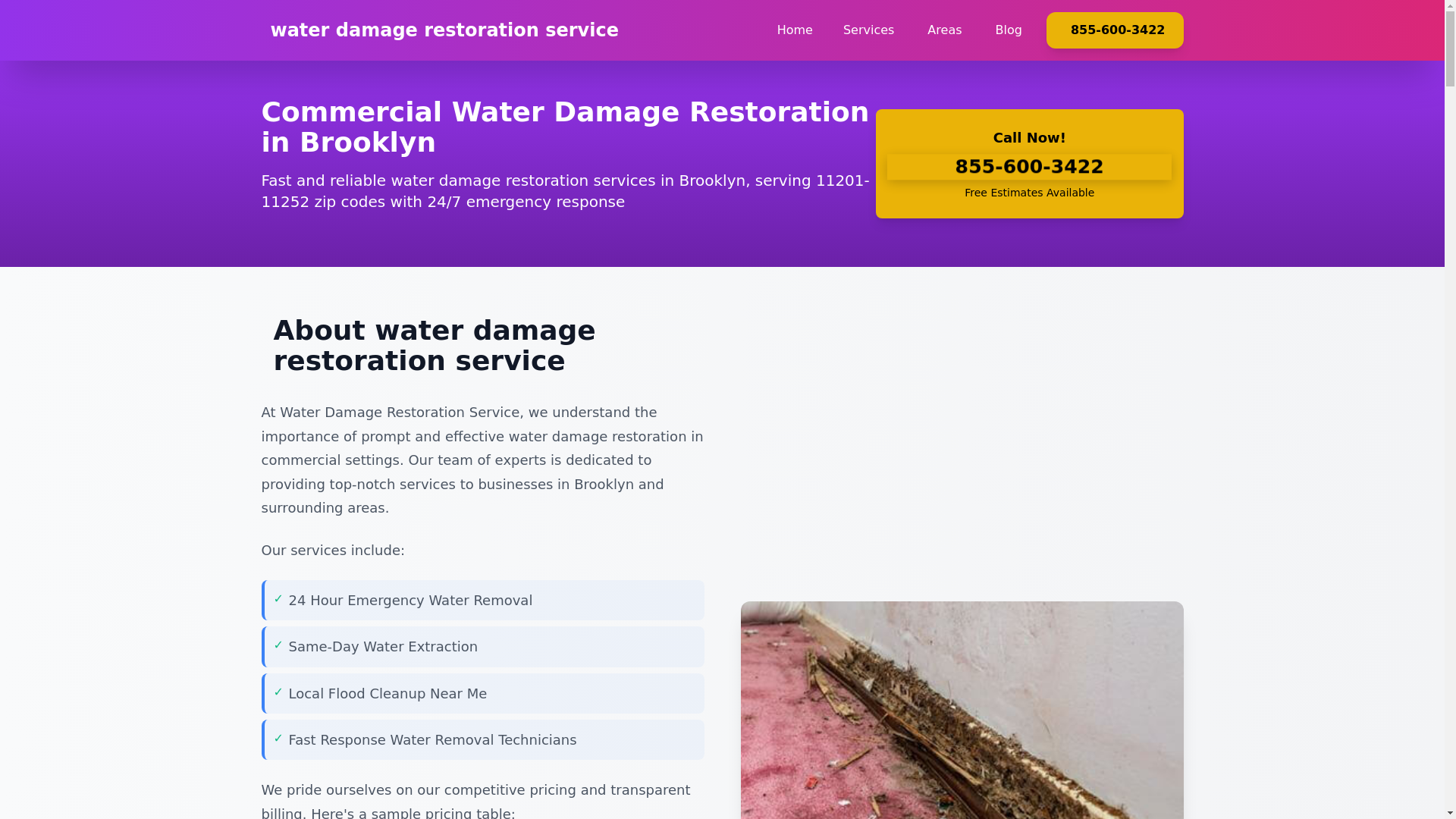 website screenshot of https://commercial-water-damage-brooklyn.pages.dev/