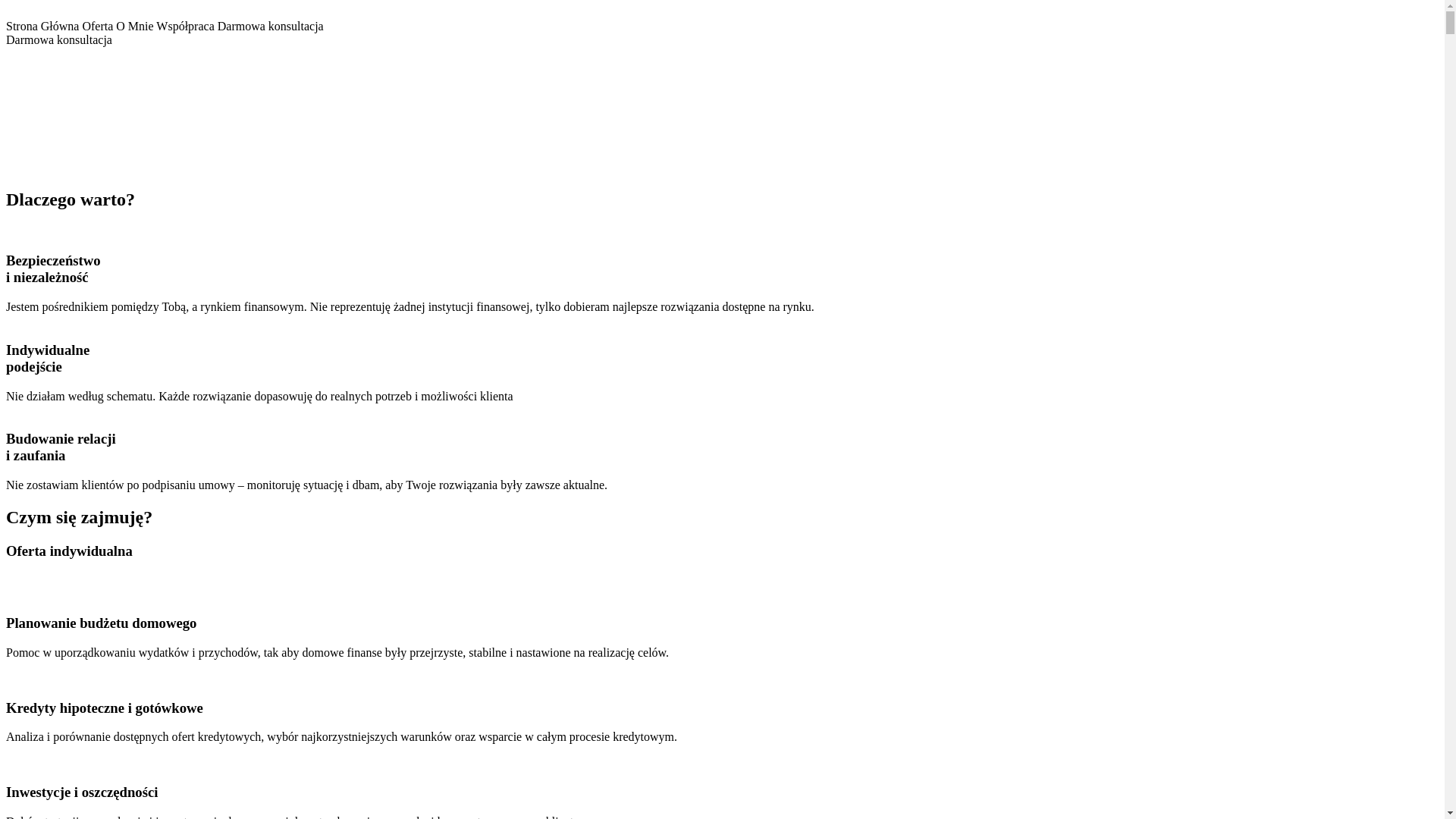website screenshot of https://przybylskifinanse.pl/