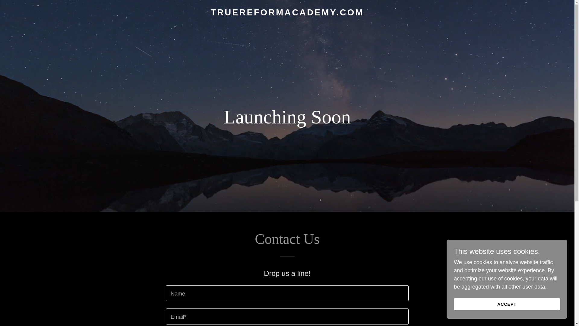 website screenshot of https://truereformacademy.com/