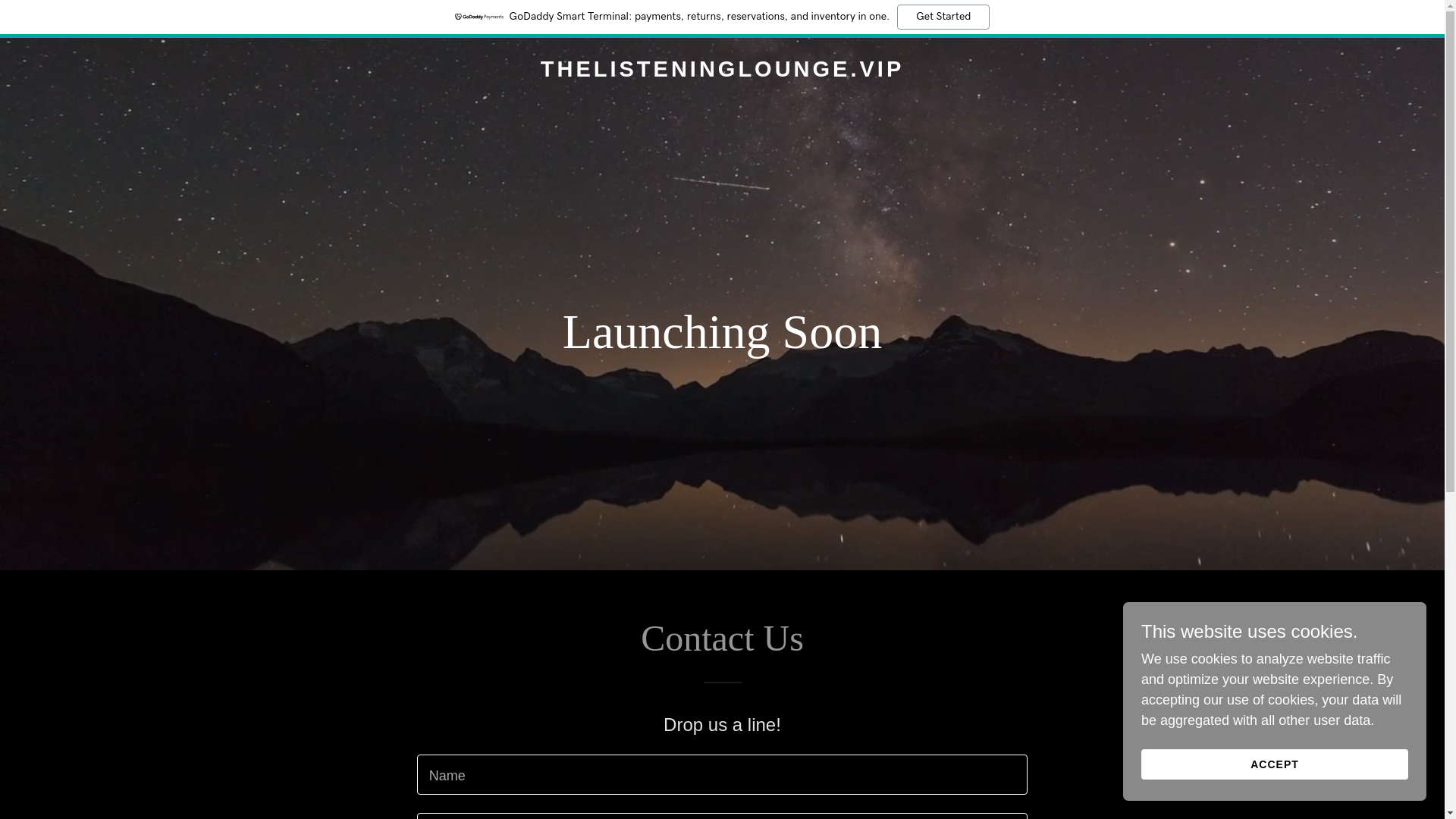 website screenshot of https://thelisteninglounge.vip/