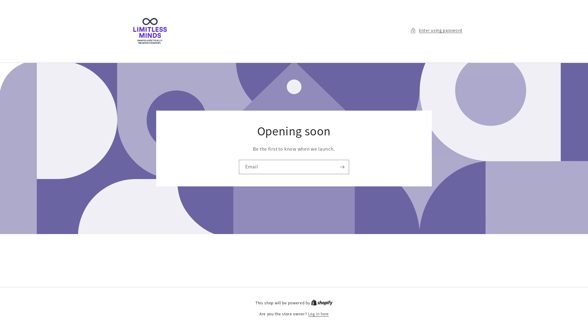 website screenshot of https://limitlessminds.shop/