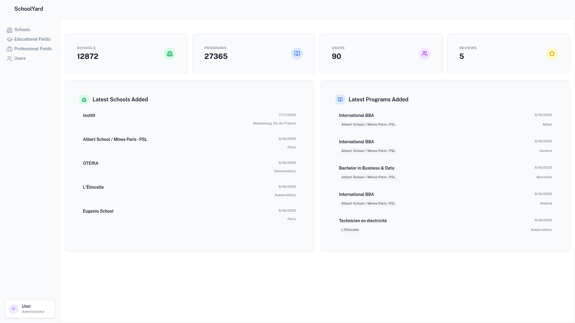 website screenshot of https://schoolyard-dev.pages.dev/