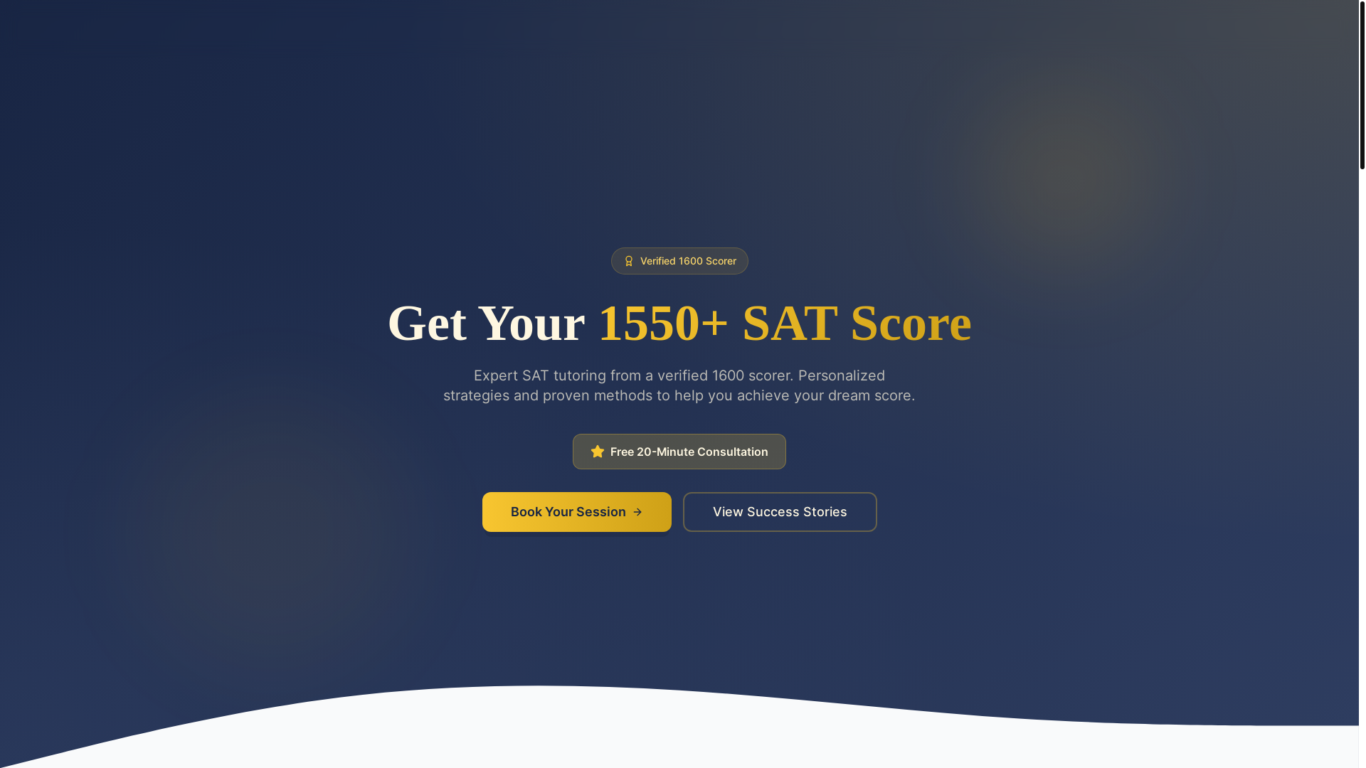 website screenshot of https://dvsatprep.me/