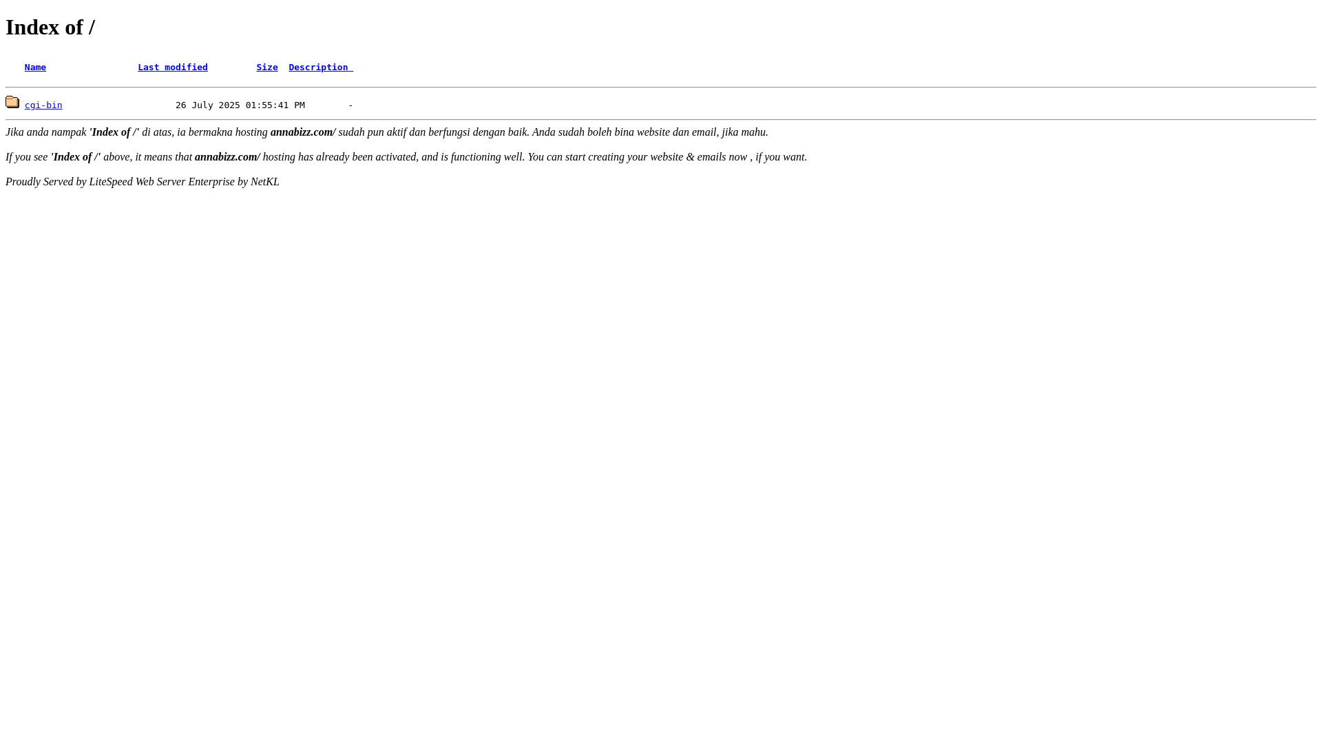 website screenshot of https://annabizz.com/