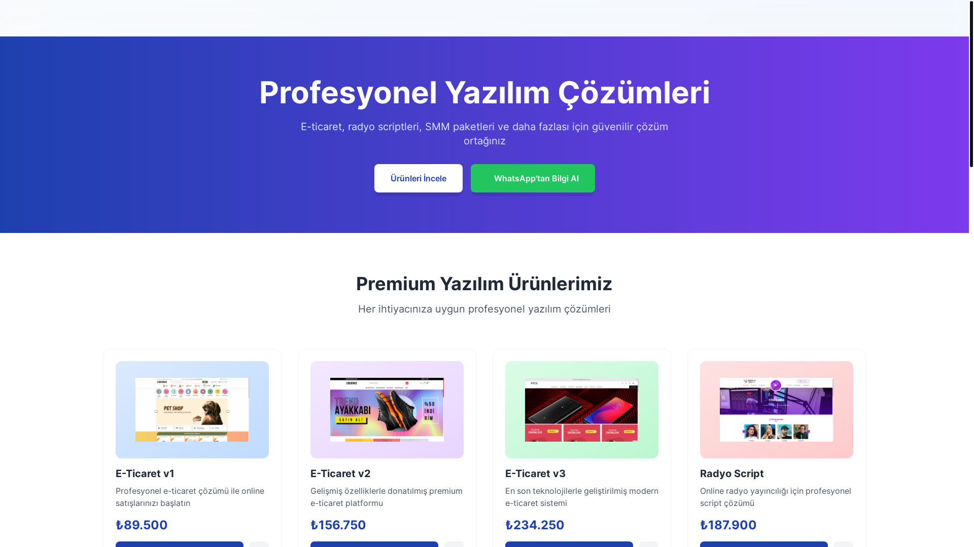 website screenshot of https://yazilimcinyaninda.com/