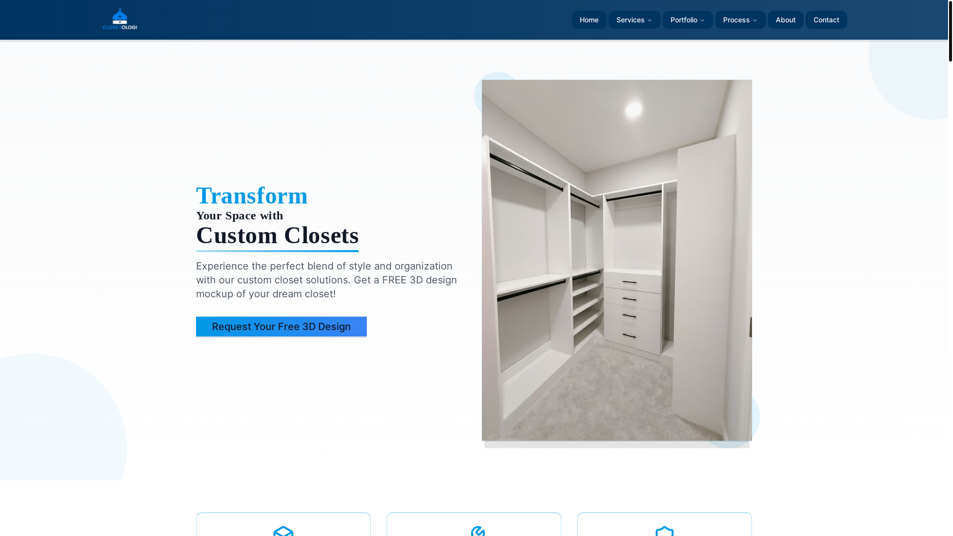website screenshot of https://closet-up-atlanta.pages.dev/