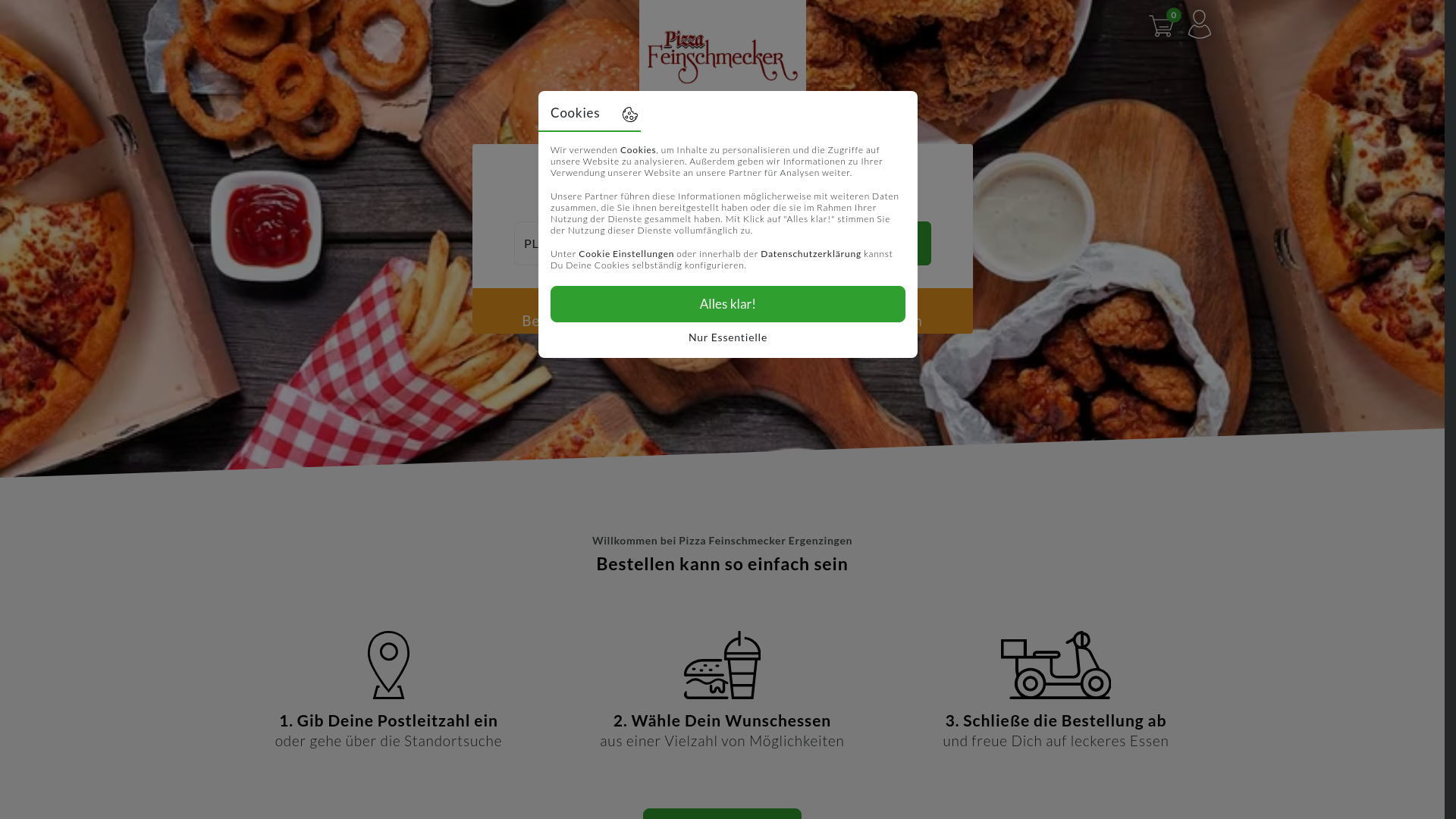 website screenshot of https://pizza-feinschmecker-ergenzingen.de/
