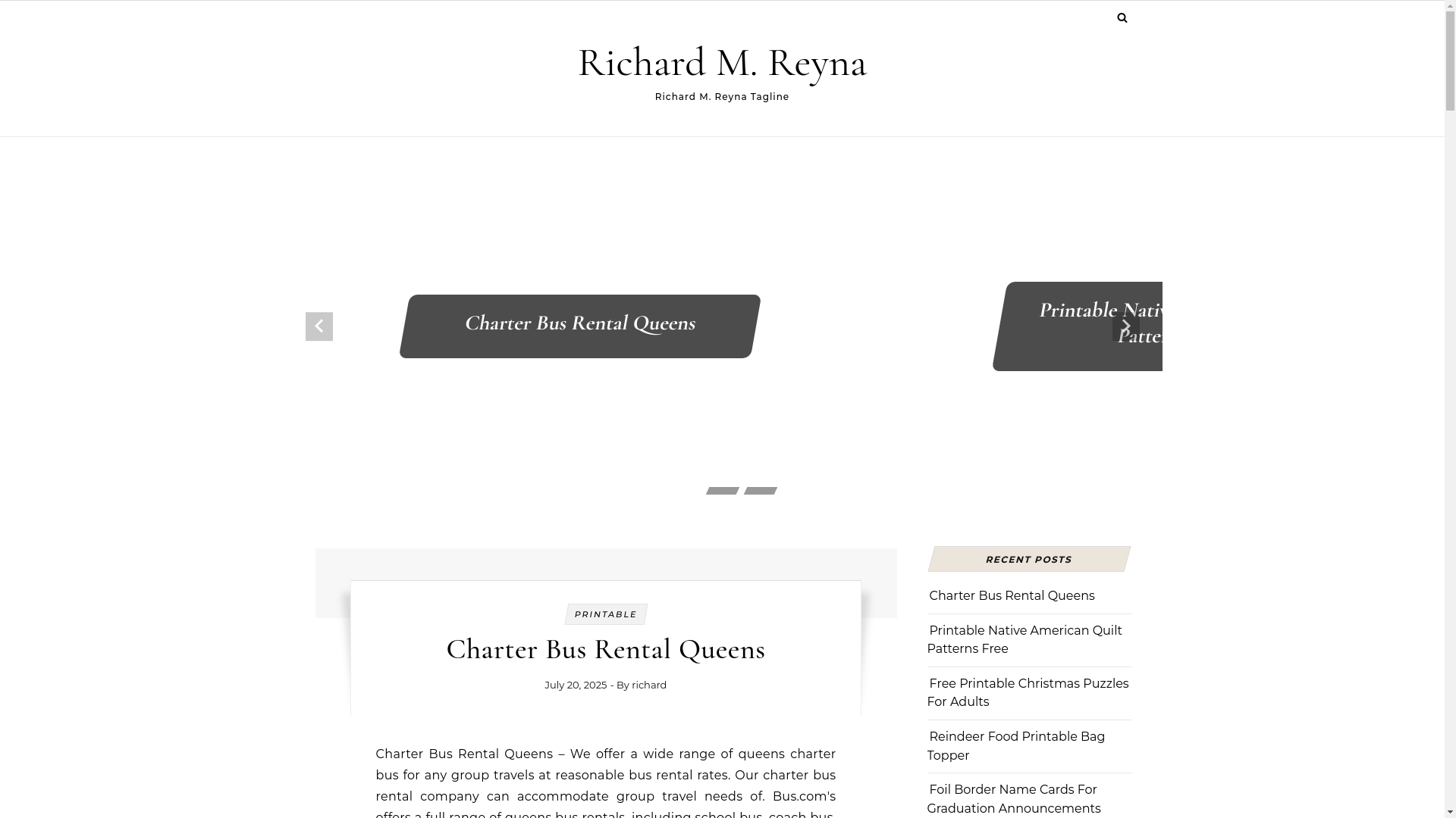 website screenshot of https://richardmreyna.pages.dev/