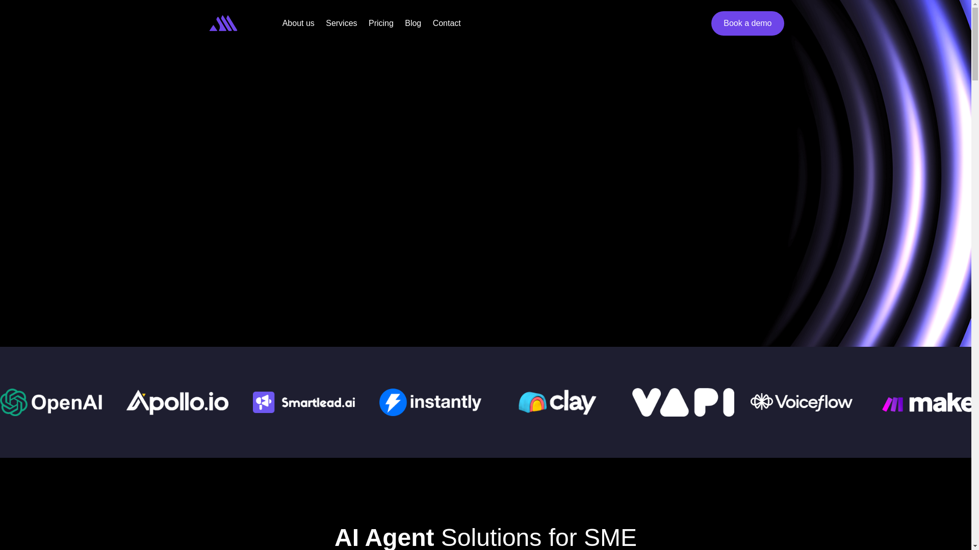 website screenshot of https://tryautonomousaiagents.co.uk/