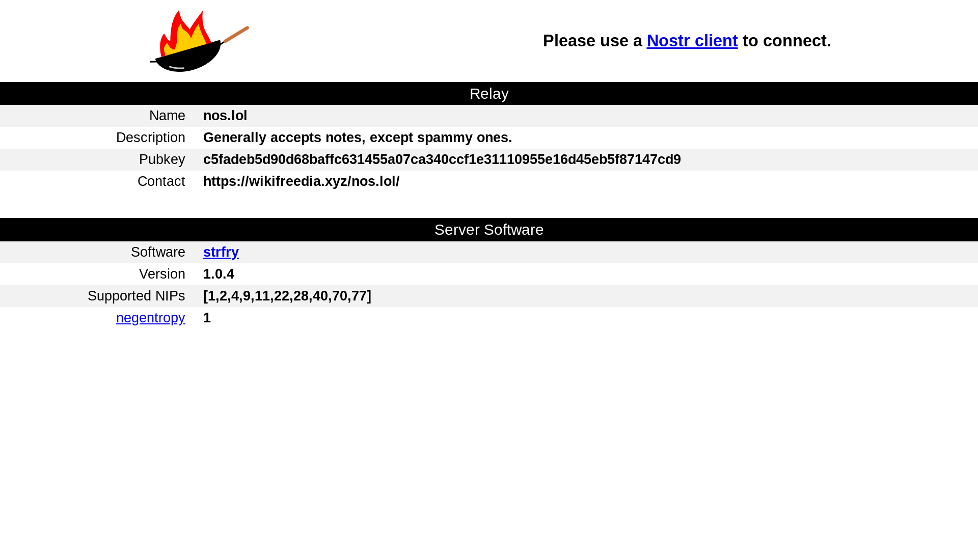website screenshot of https://nos.lol/