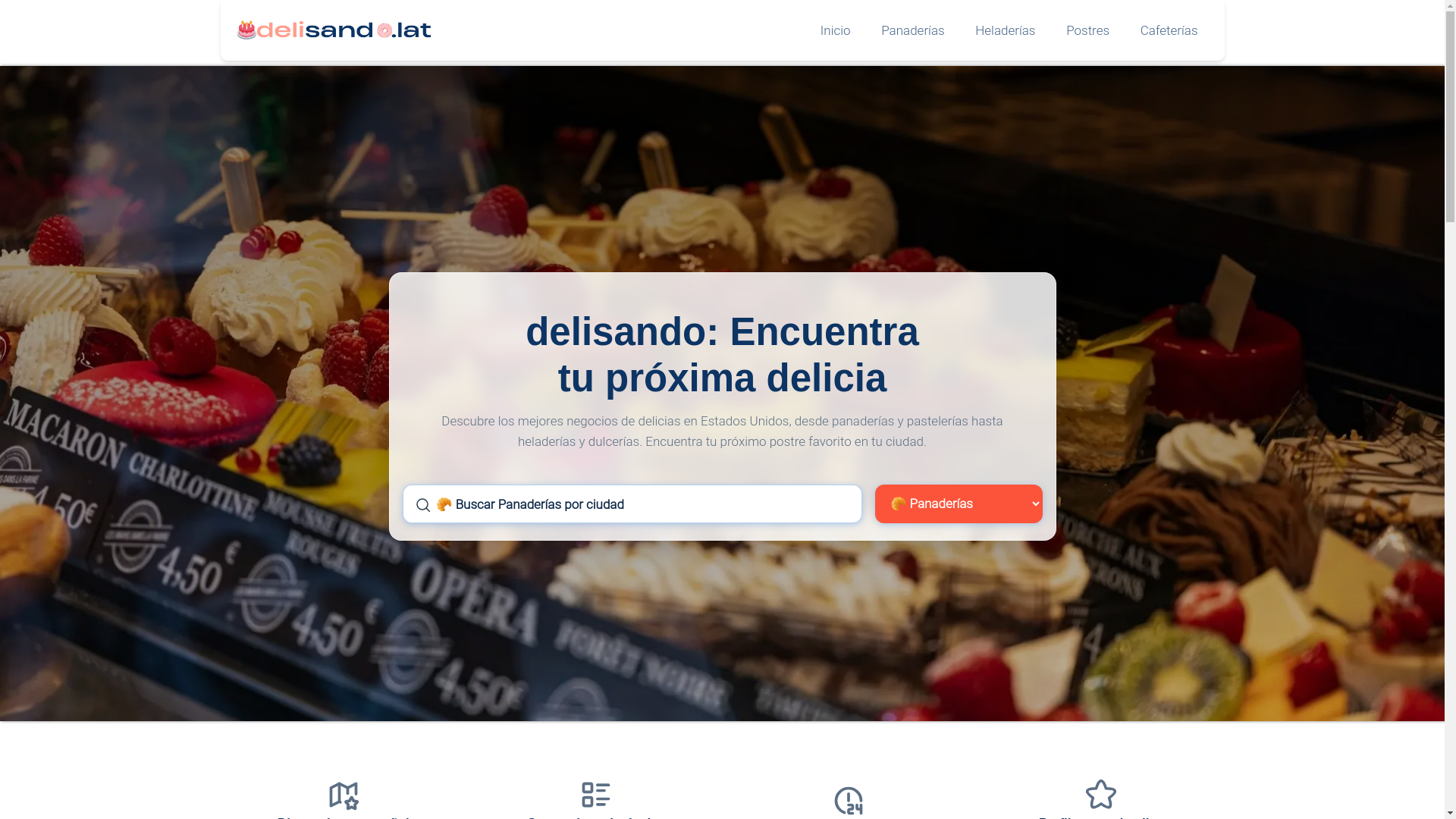 website screenshot of https://delisando-redsucursalesve.pages.dev/