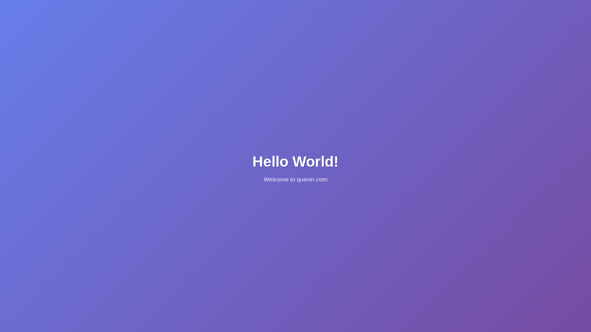 website screenshot of https://quevin-com.pages.dev/