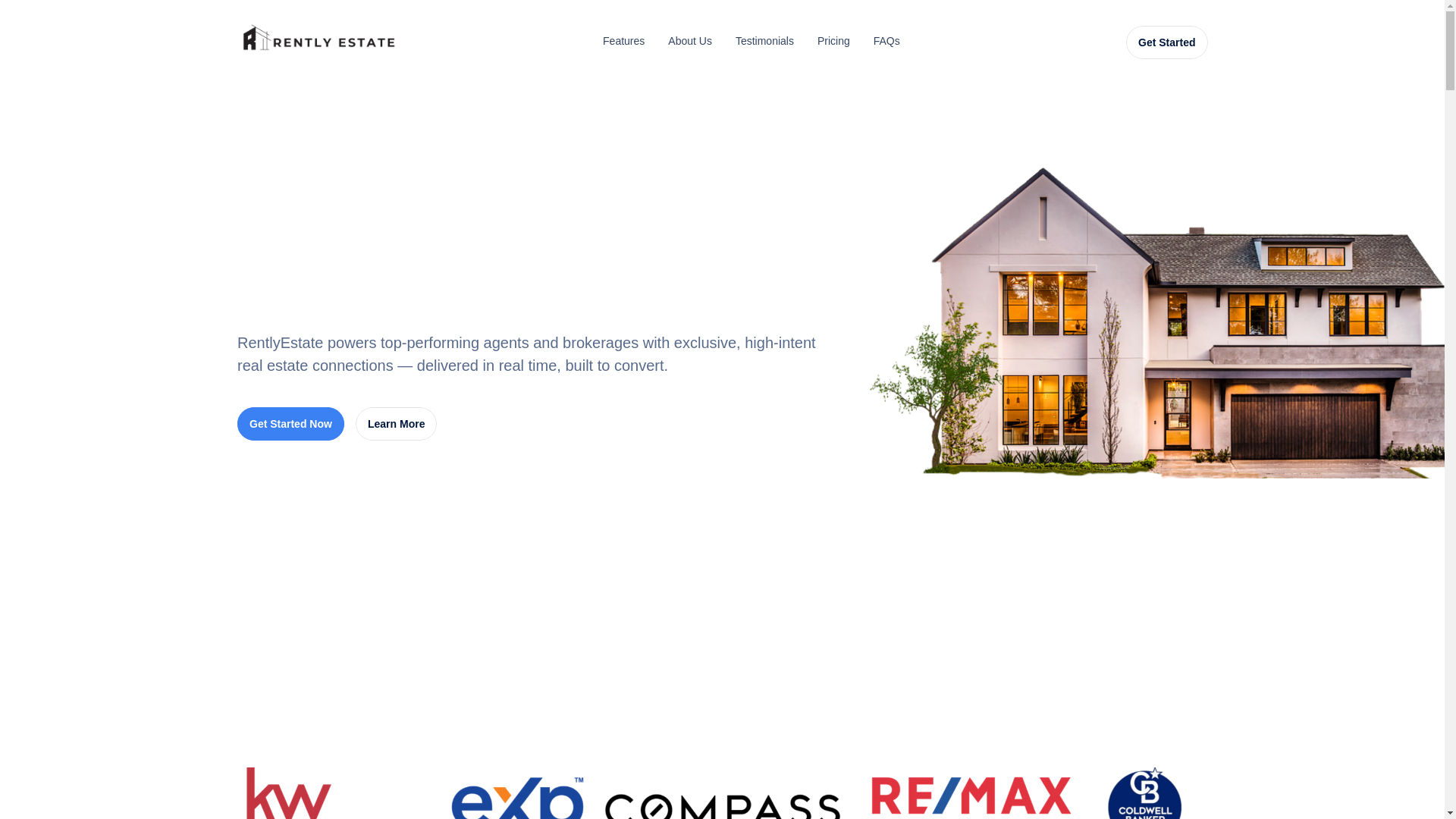 website screenshot of https://rentlyestate.com/