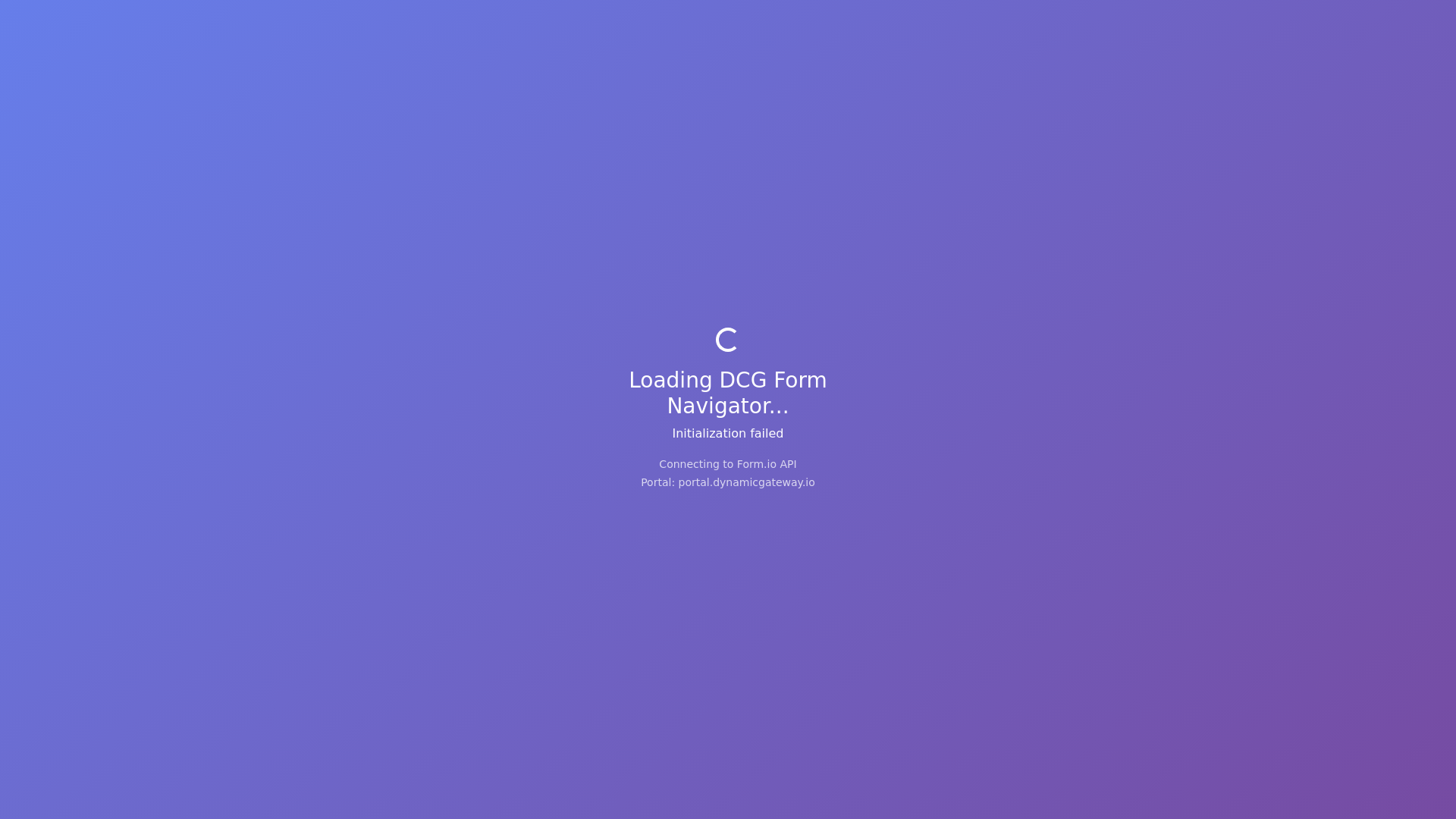 website screenshot of https://dcg-form-navigator.pages.dev/