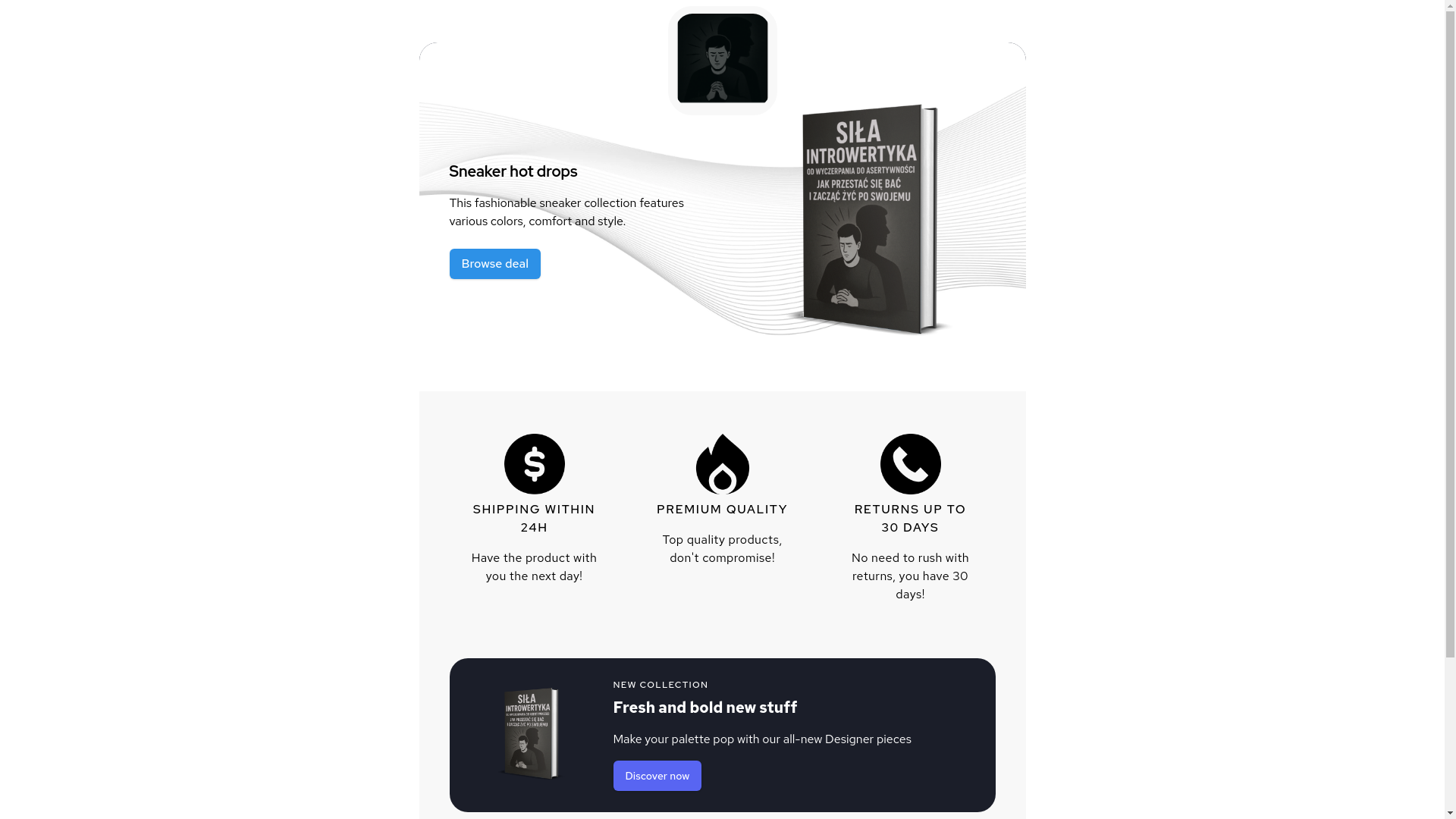 website screenshot of https://strategiaciszy.pl/