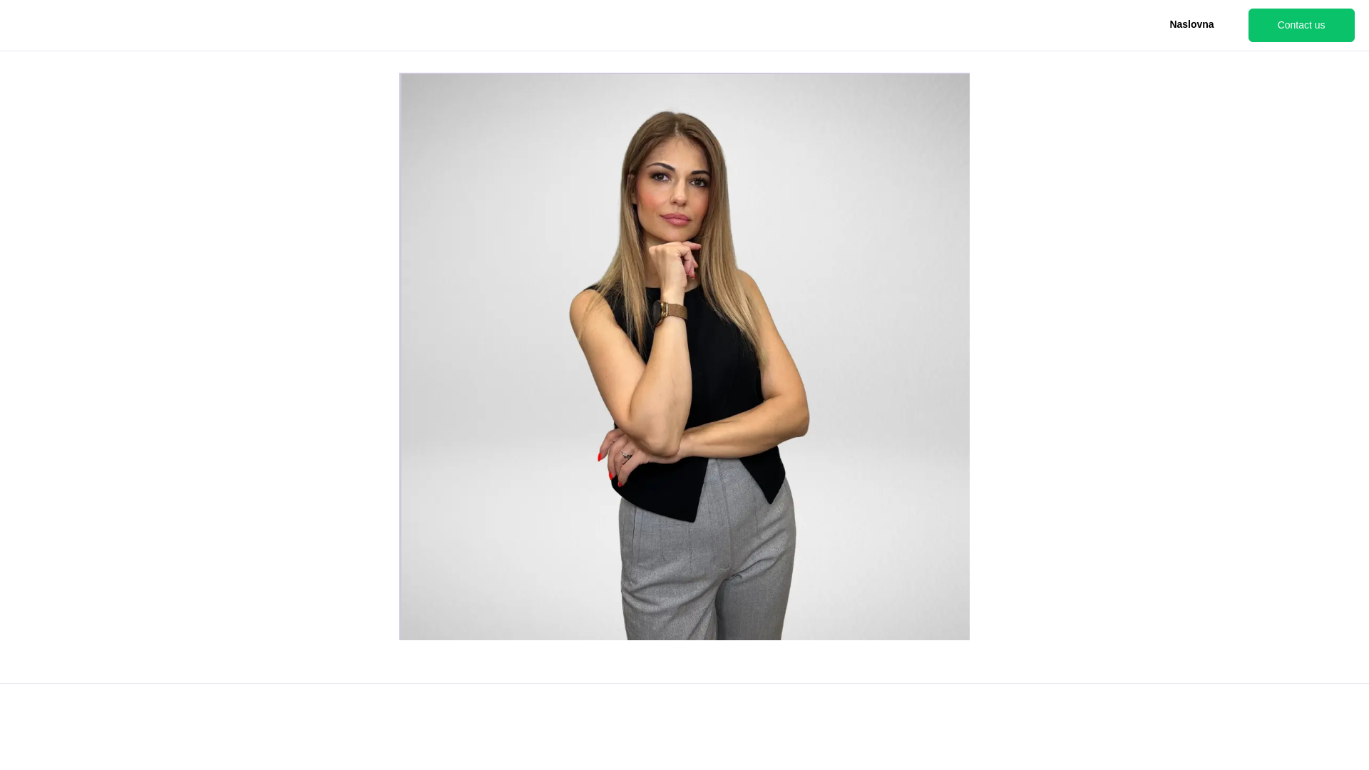 website screenshot of https://bojanaostojic.com/