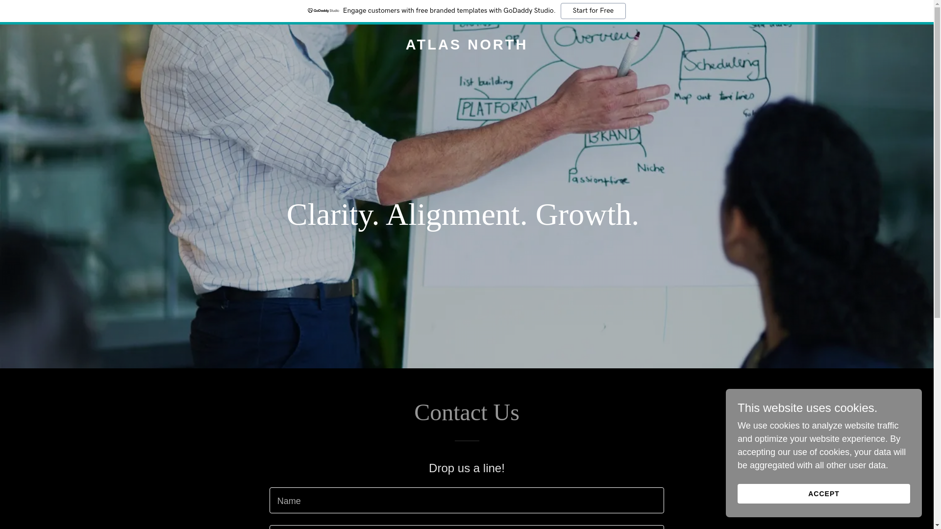 website screenshot of https://atlasnorth.ai/