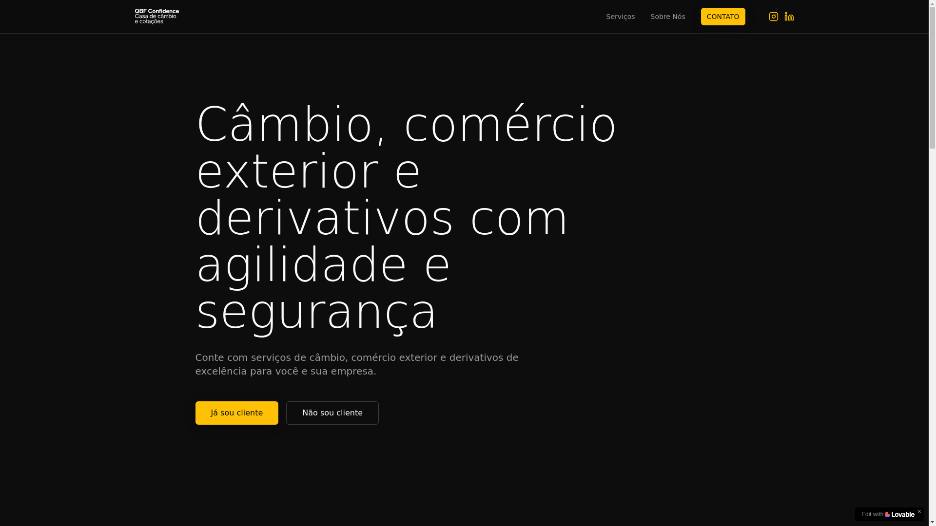 website screenshot of https://qbfcambio.com/