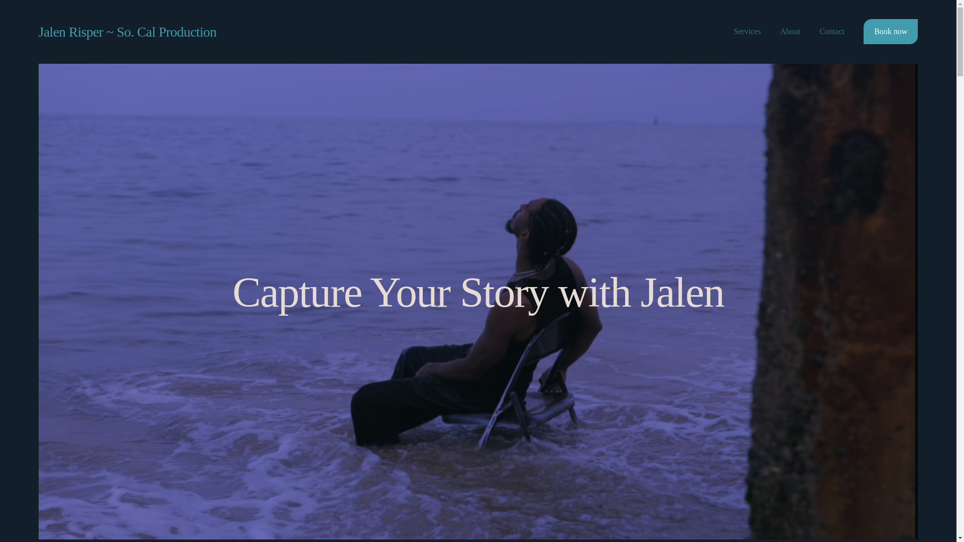 website screenshot of https://jalenrisper.com/