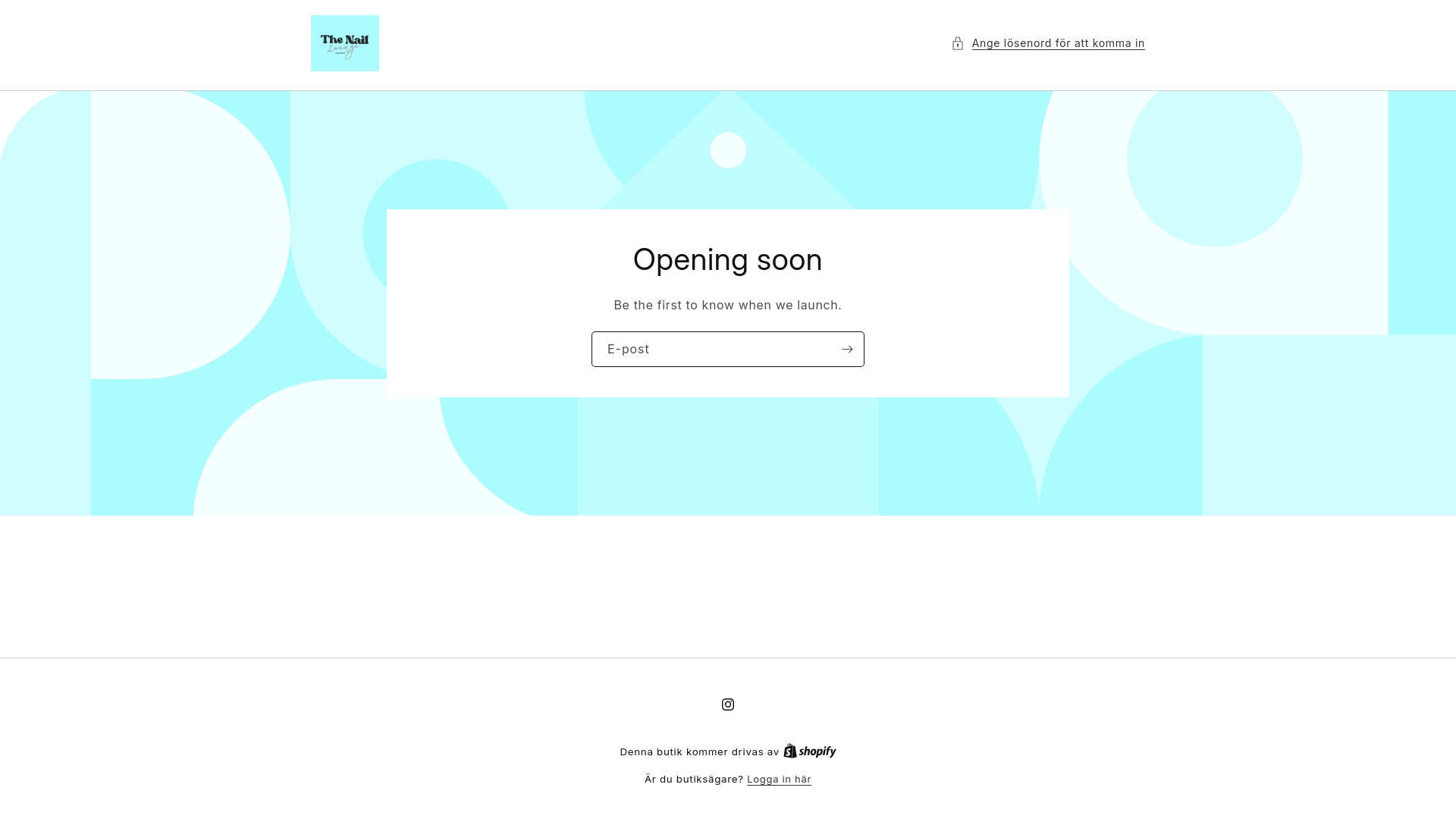 website screenshot of https://thenailloungesweden.com/