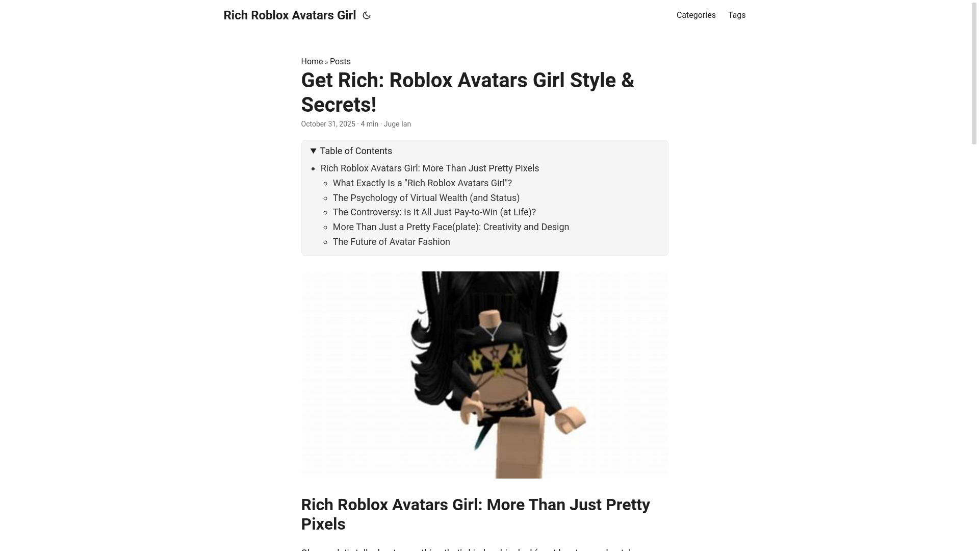 website screenshot of https://rich-roblox-avatars-girl.pages.dev/