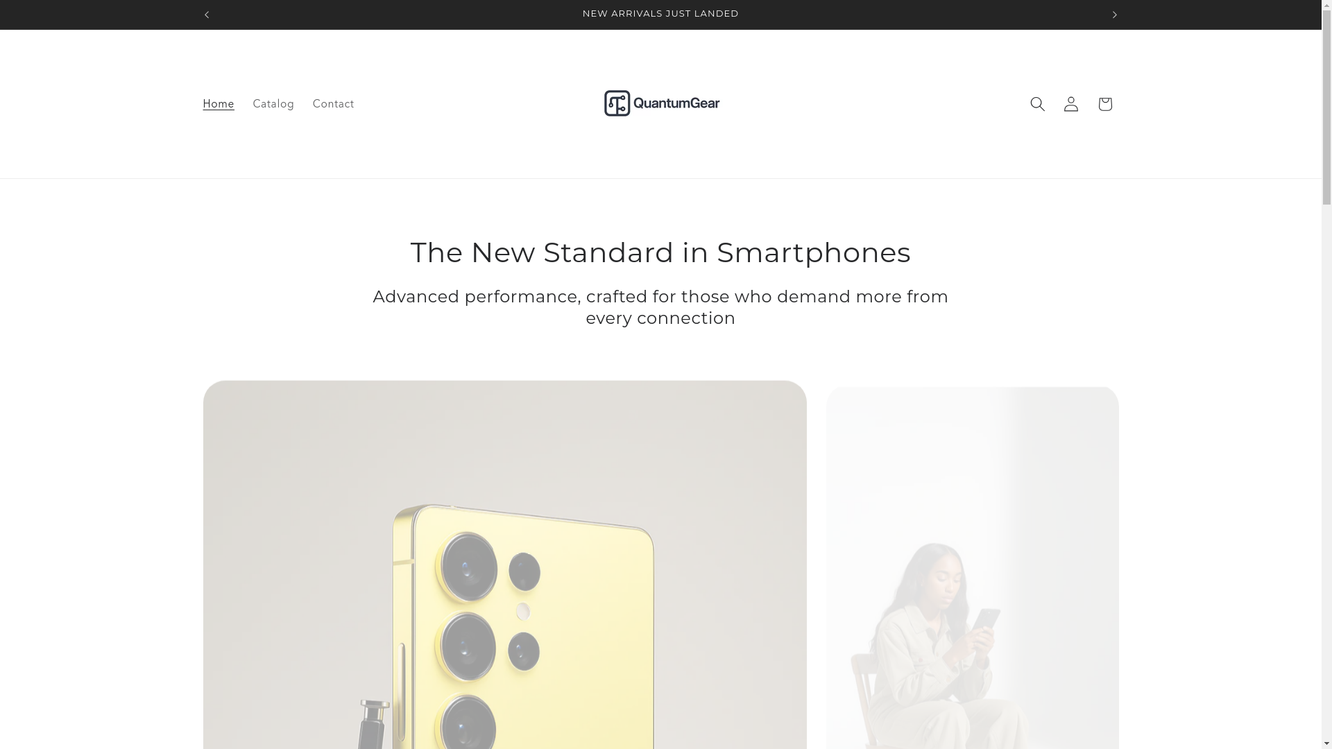 website screenshot of https://quantumgear.co.uk/