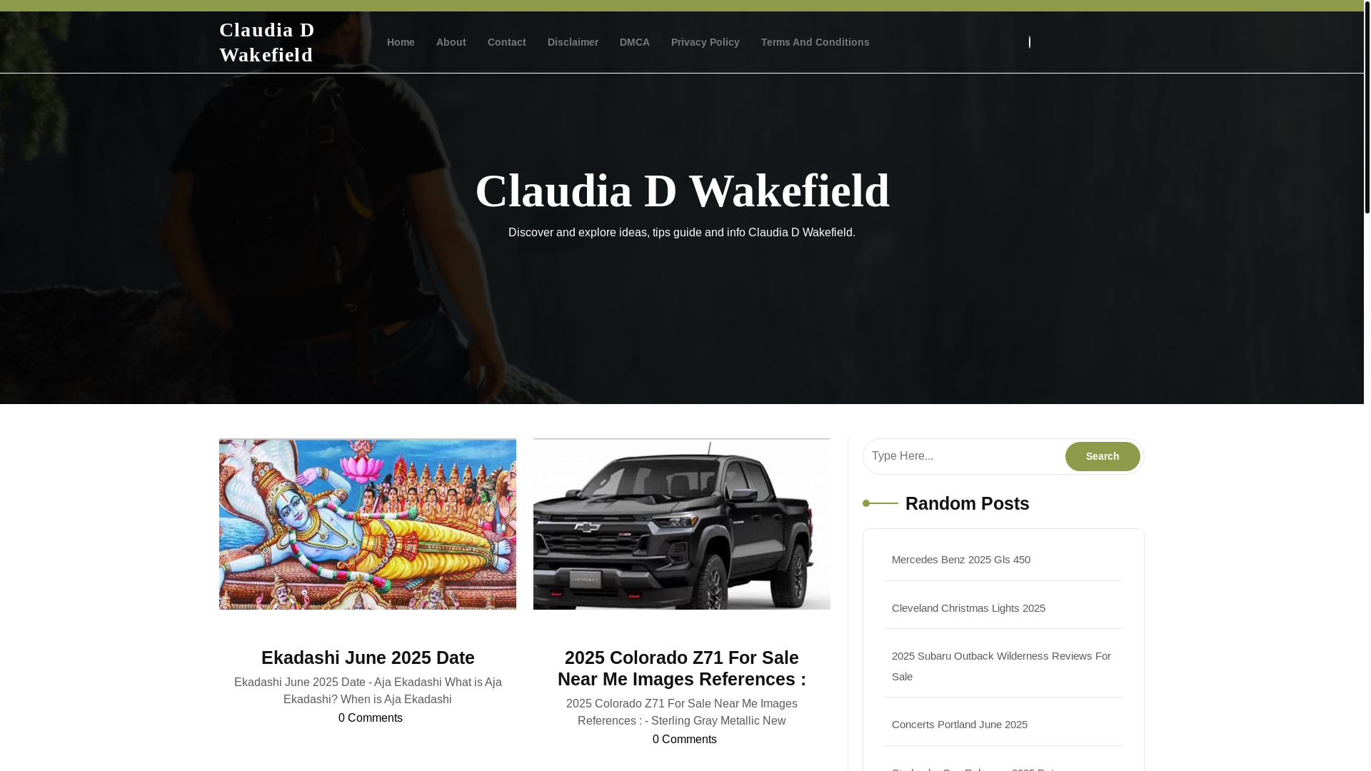 website screenshot of https://claudiadwakefield.pages.dev/