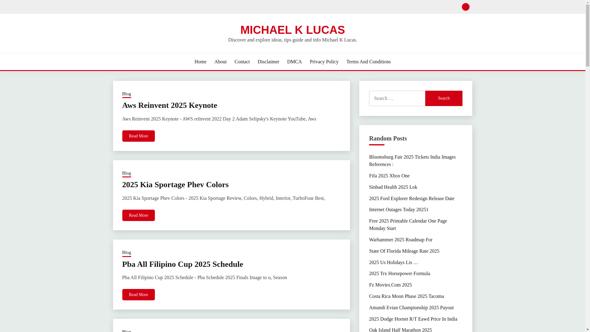 website screenshot of https://michaelklucas.pages.dev/