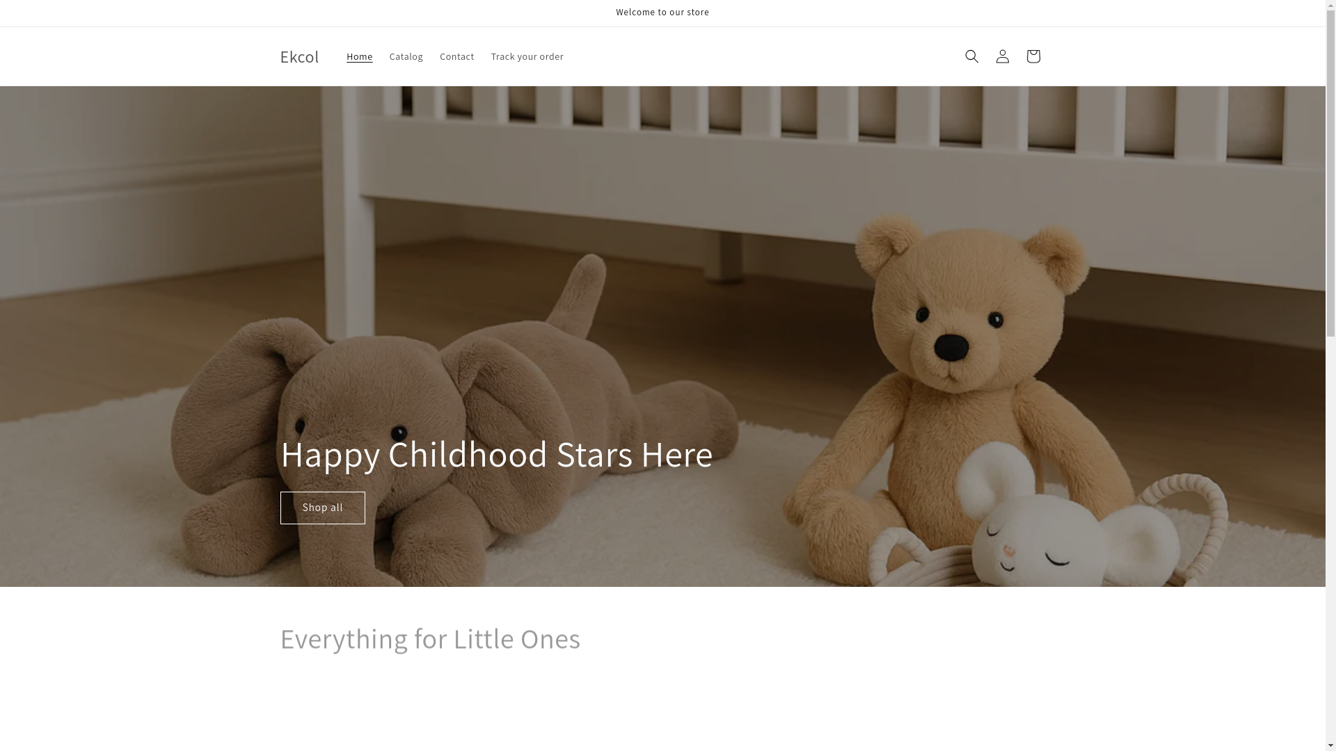 website screenshot of https://ekcol.co.uk/