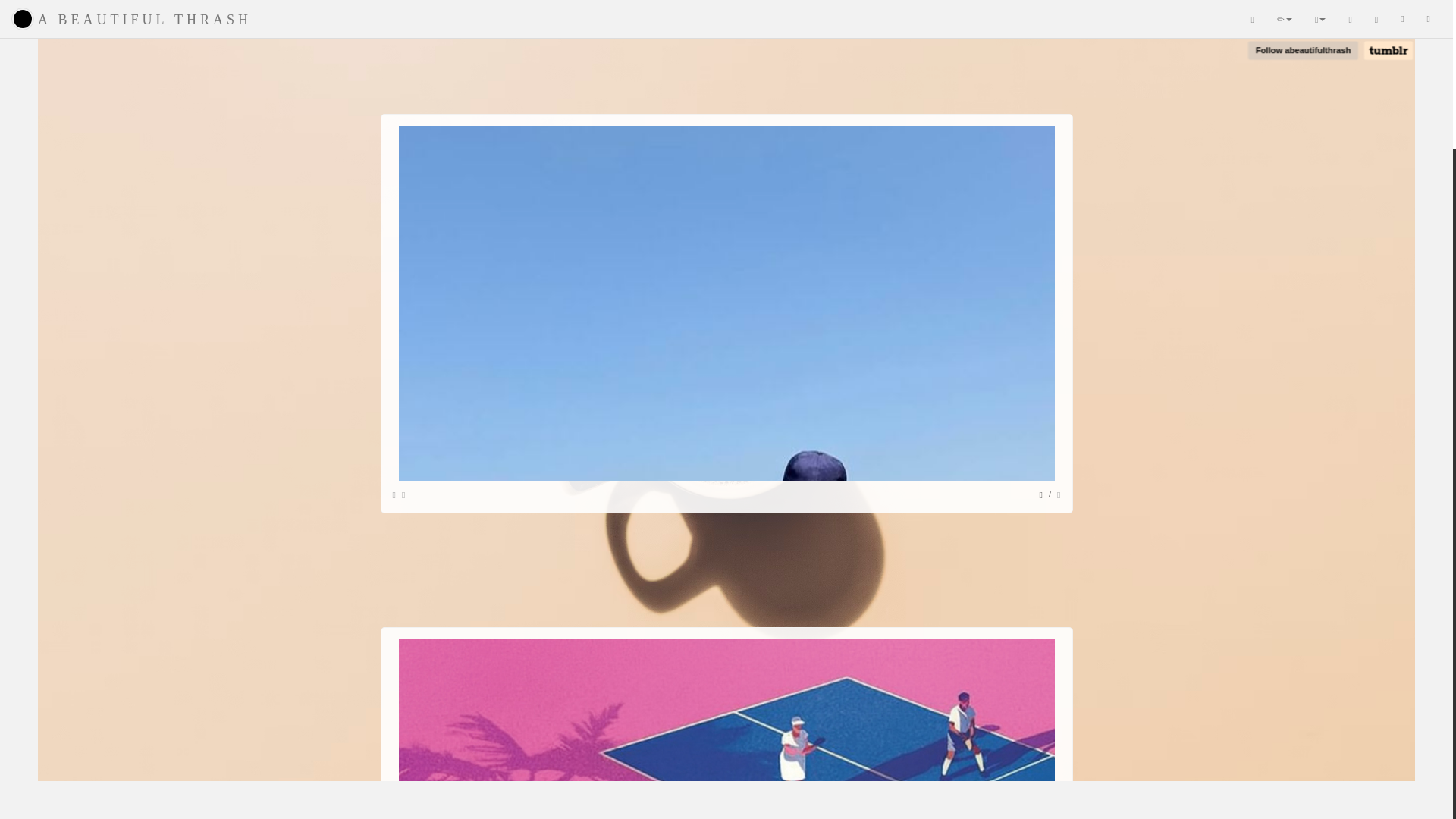 website screenshot of https://abeautifulthrash.blog/