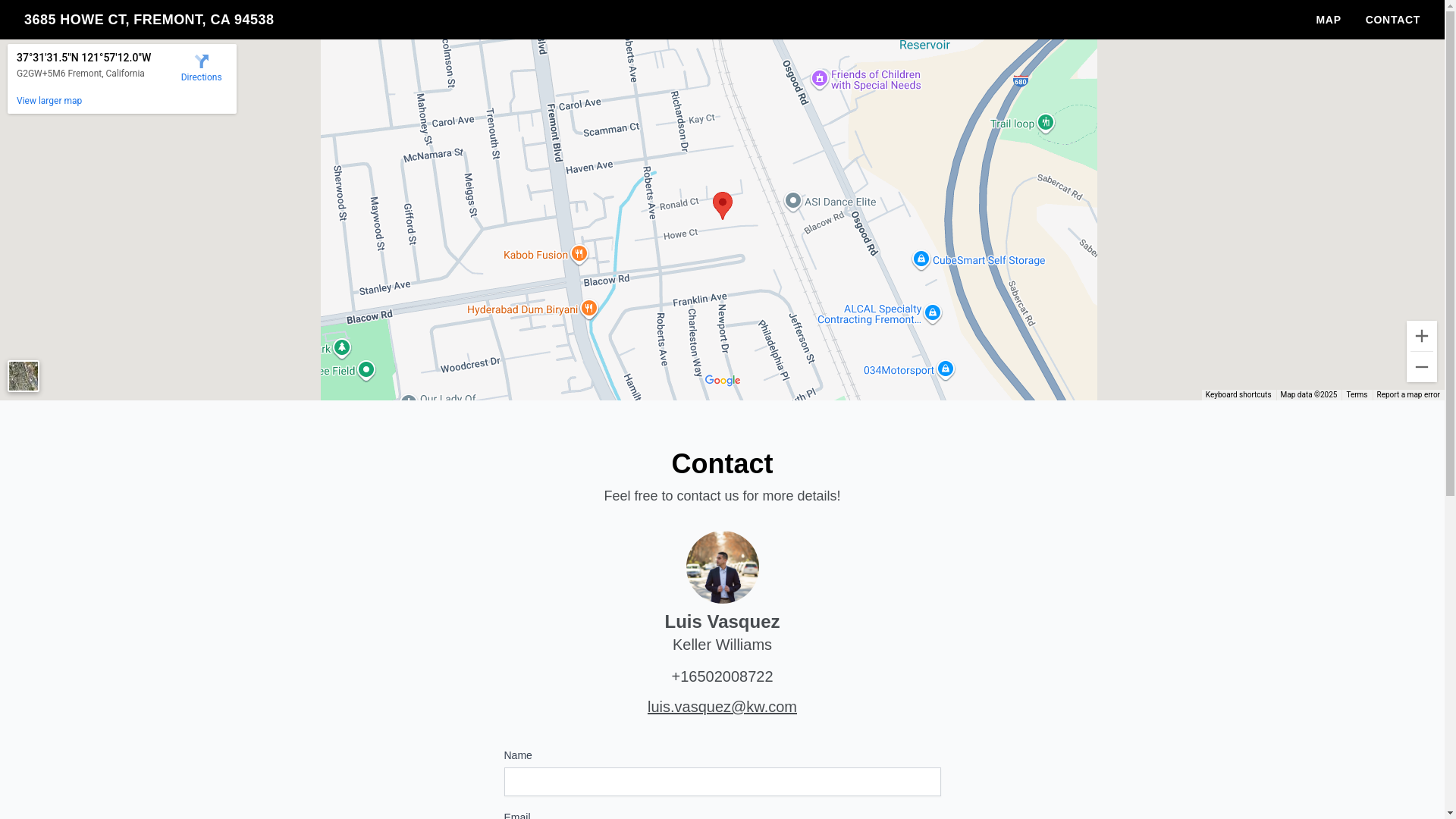 website screenshot of https://3685howect.com/