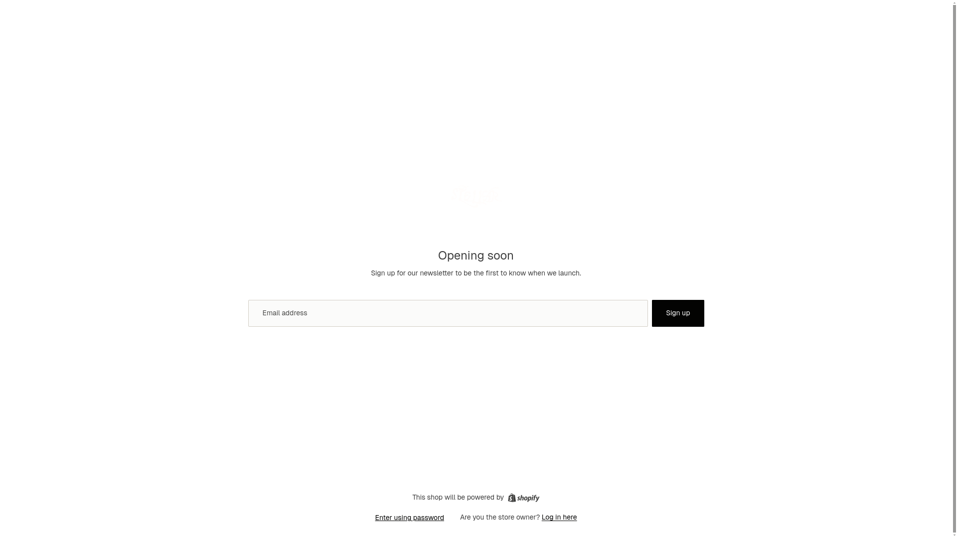 website screenshot of https://shopstellarr.com/