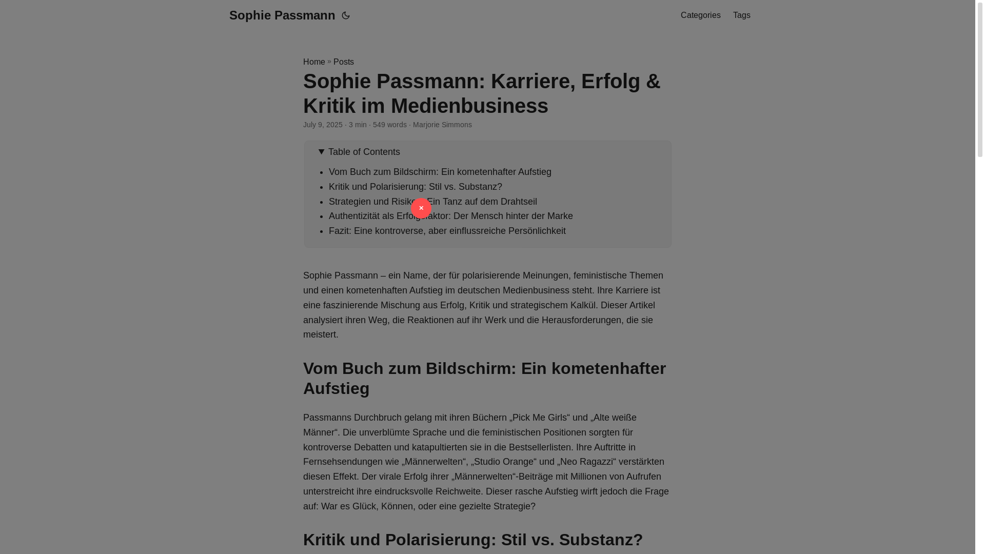website screenshot of https://sophie-passmann20250712.pages.dev/