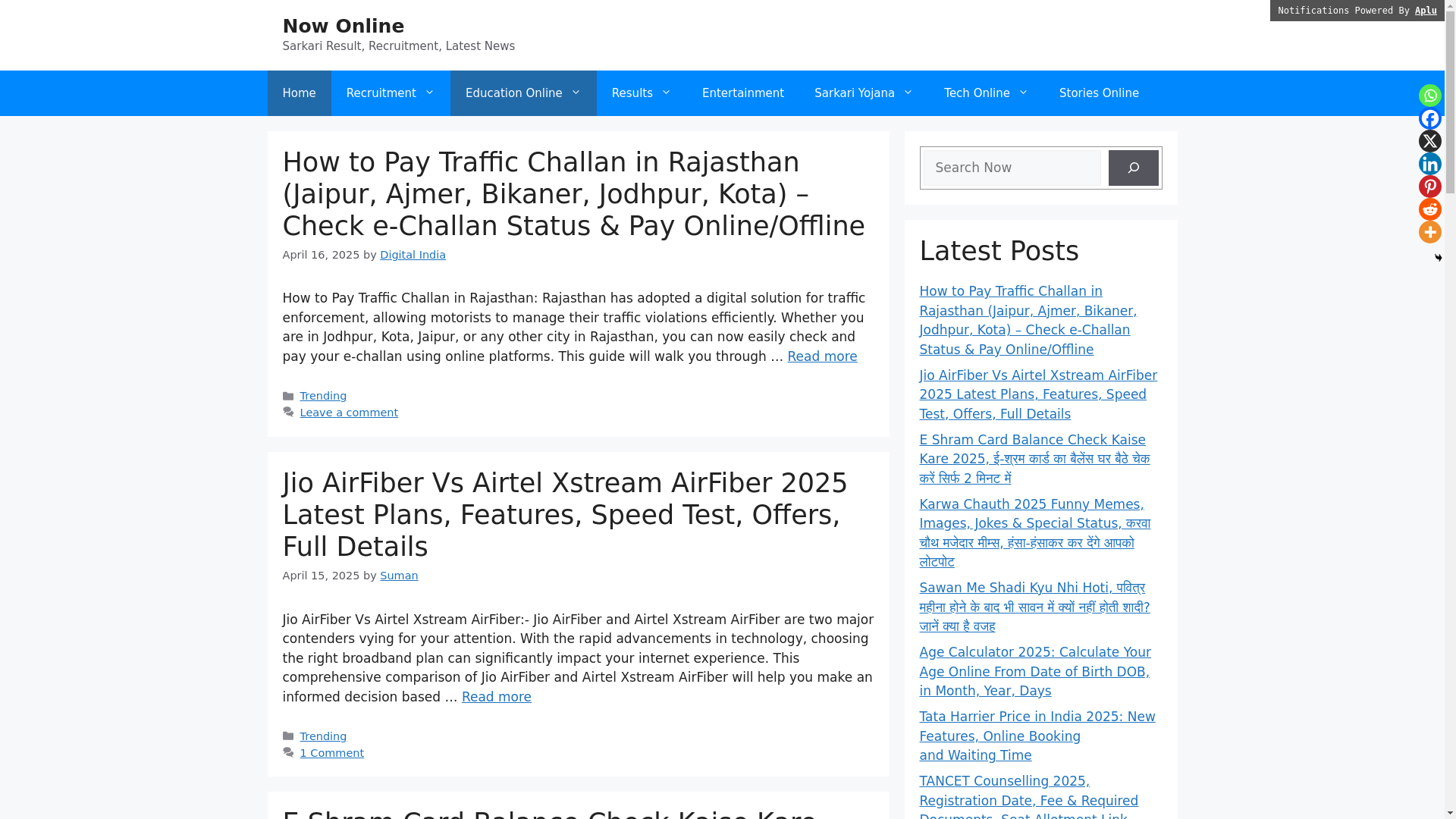 website screenshot of https://www.nowonline.in/