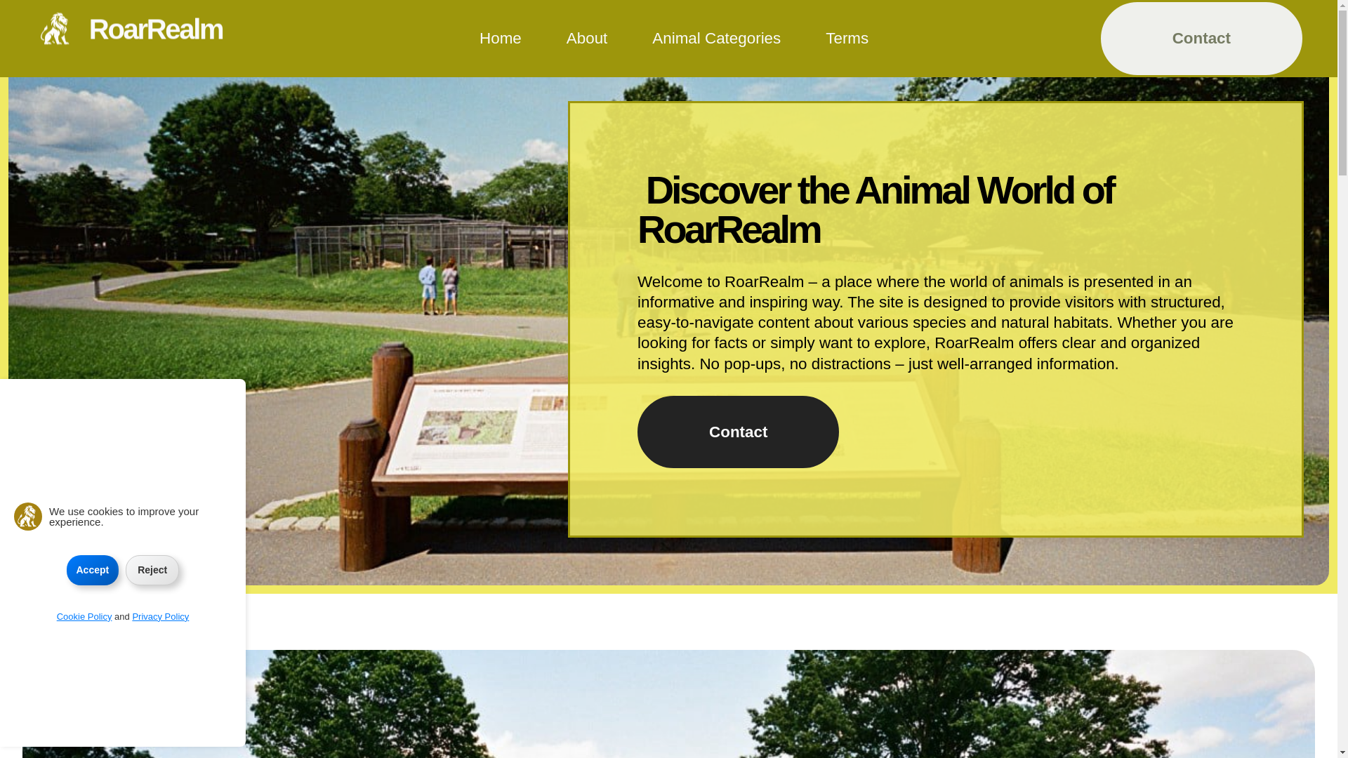 website screenshot of https://georgian-zoo.xyz/