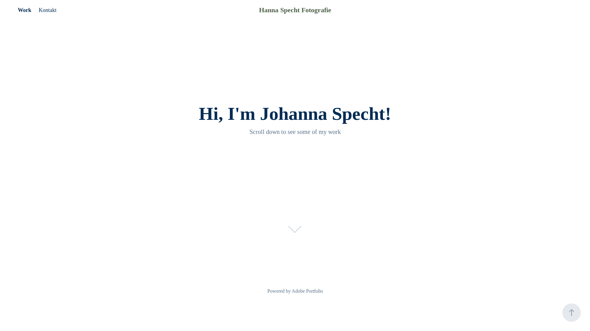 website screenshot of https://hannaspechtfotografie.de/