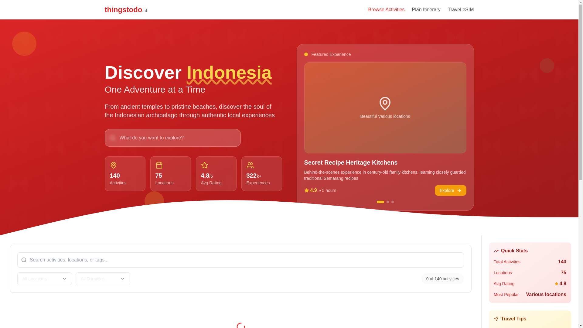 website screenshot of https://thingstodoid.pages.dev/