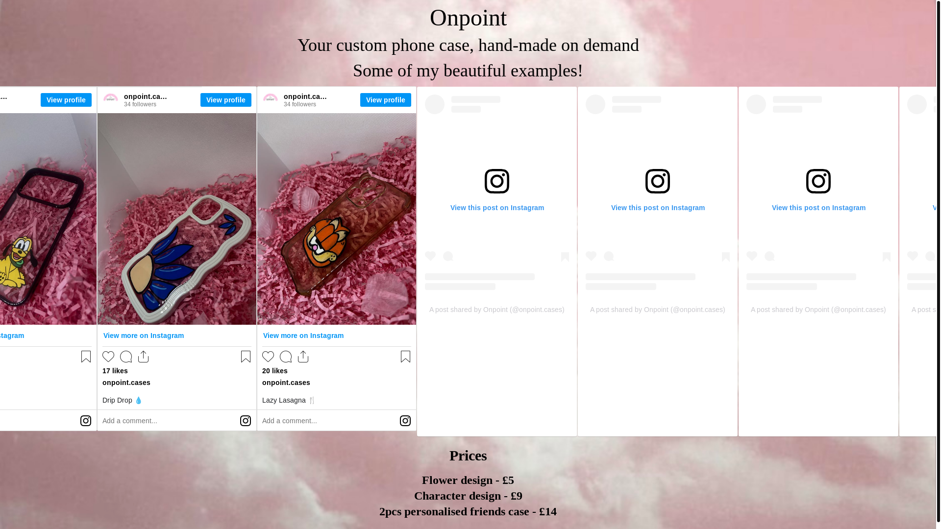 website screenshot of https://on-point.pages.dev/