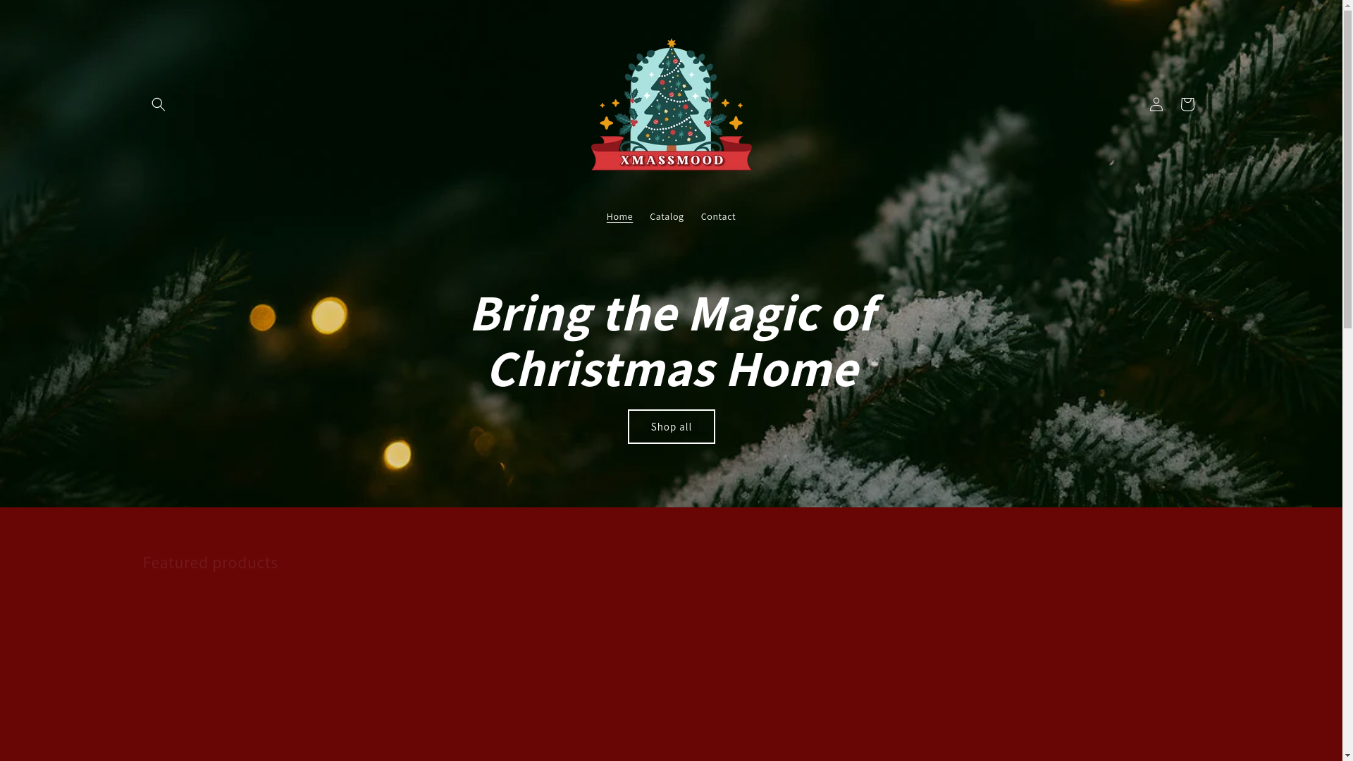 website screenshot of https://xmassmood.shop/