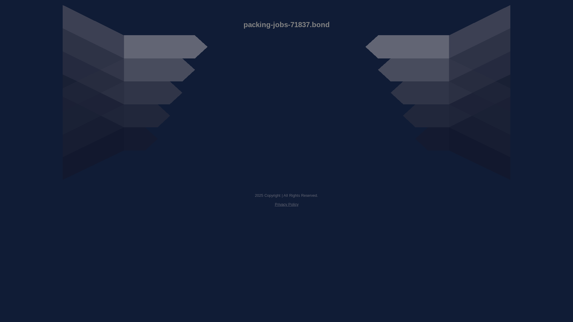 website screenshot of https://packing-jobs-71837.bond/