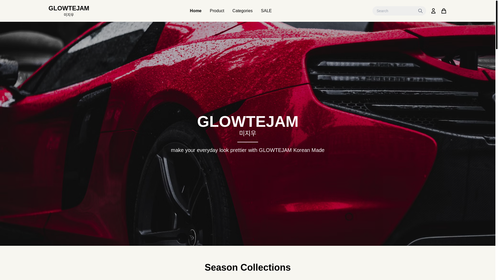 website screenshot of https://glowtejam.pages.dev/