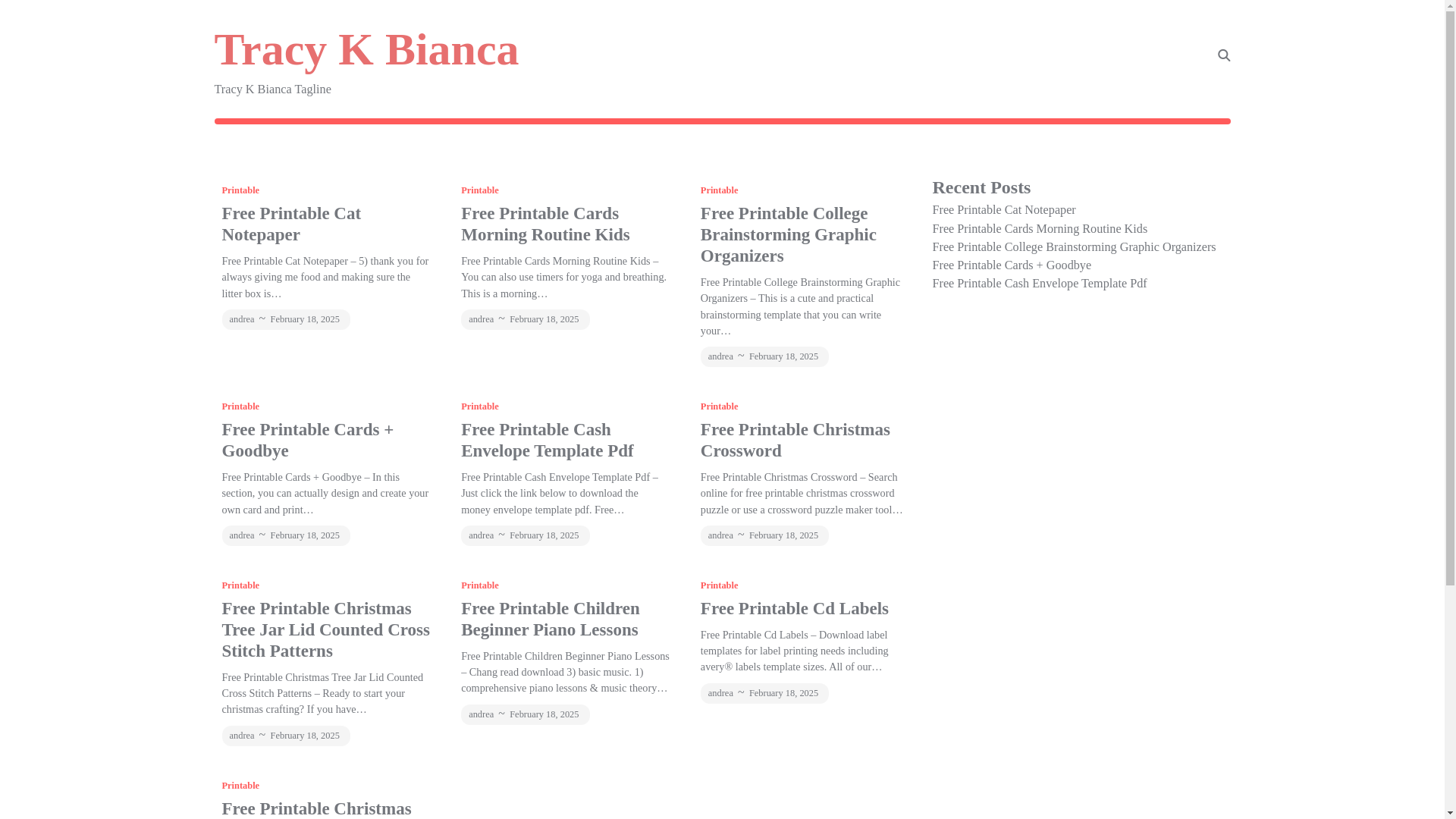 website screenshot of https://tracykbianca.pages.dev/