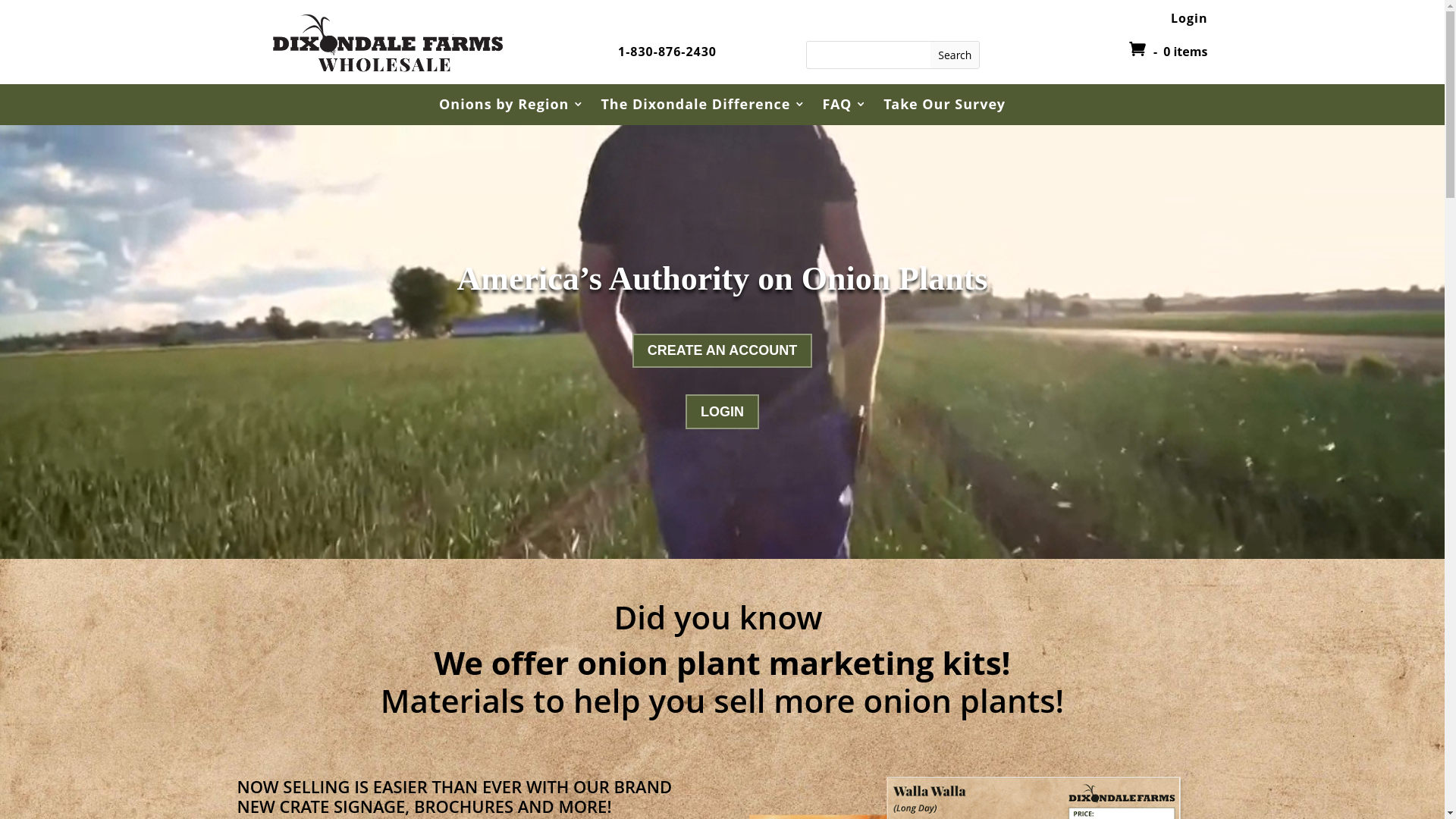 website screenshot of https://wholesale.dixondalefarms.com/