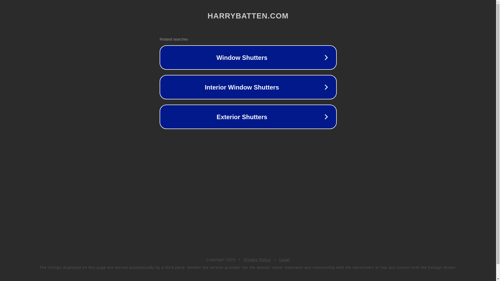 website screenshot of https://harrybatten.com/
