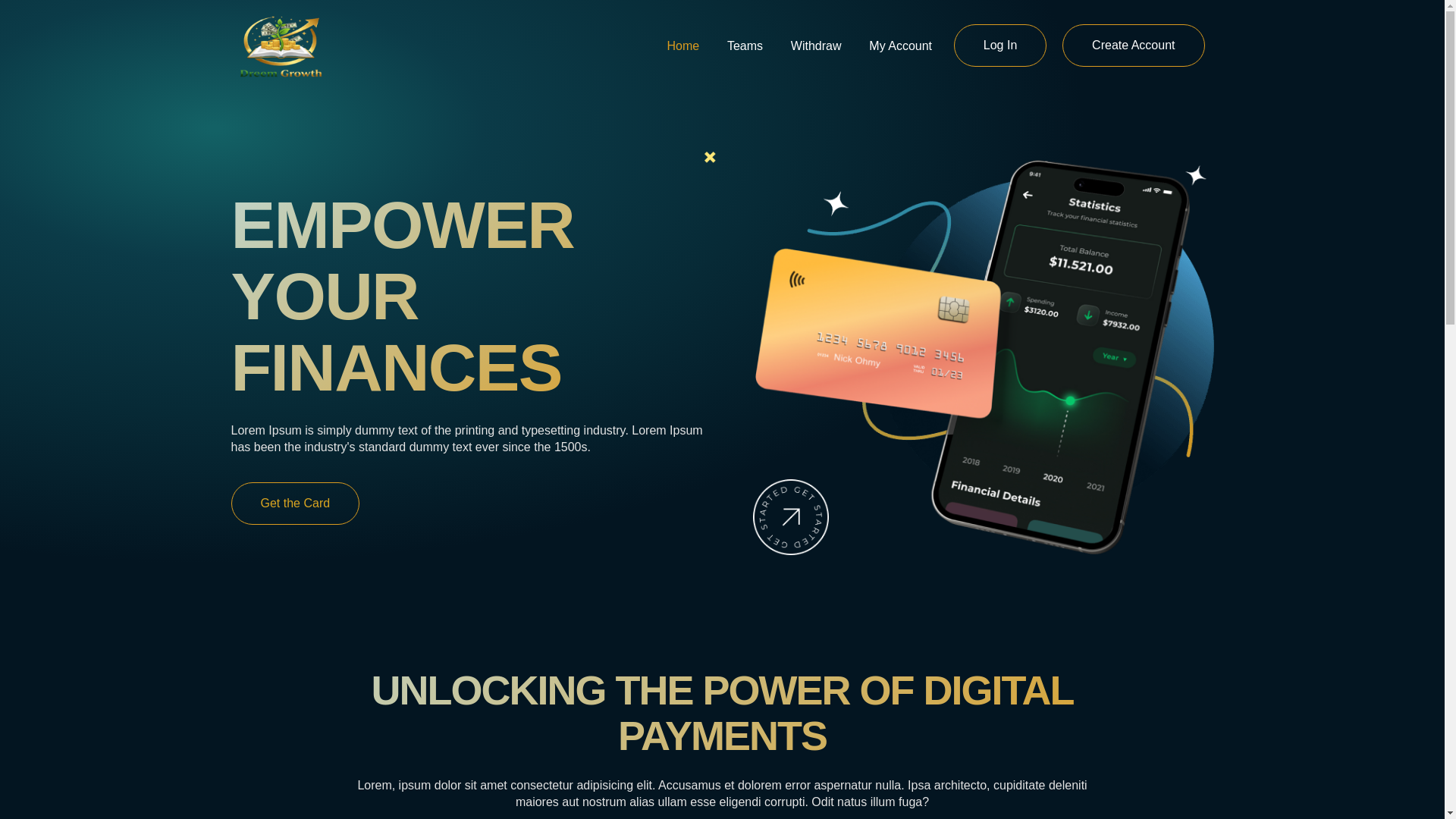 website screenshot of https://dreemgrowth.in/