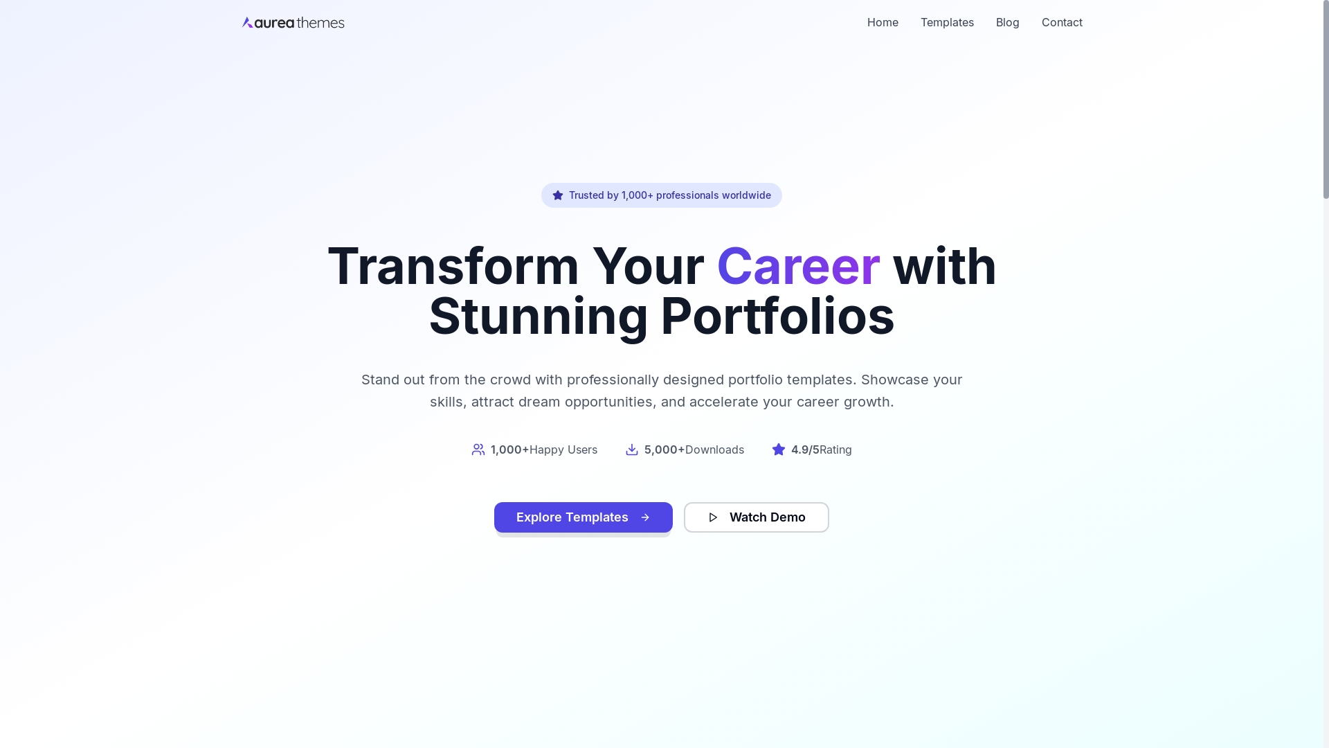 website screenshot of https://aureathemes-main.pages.dev/