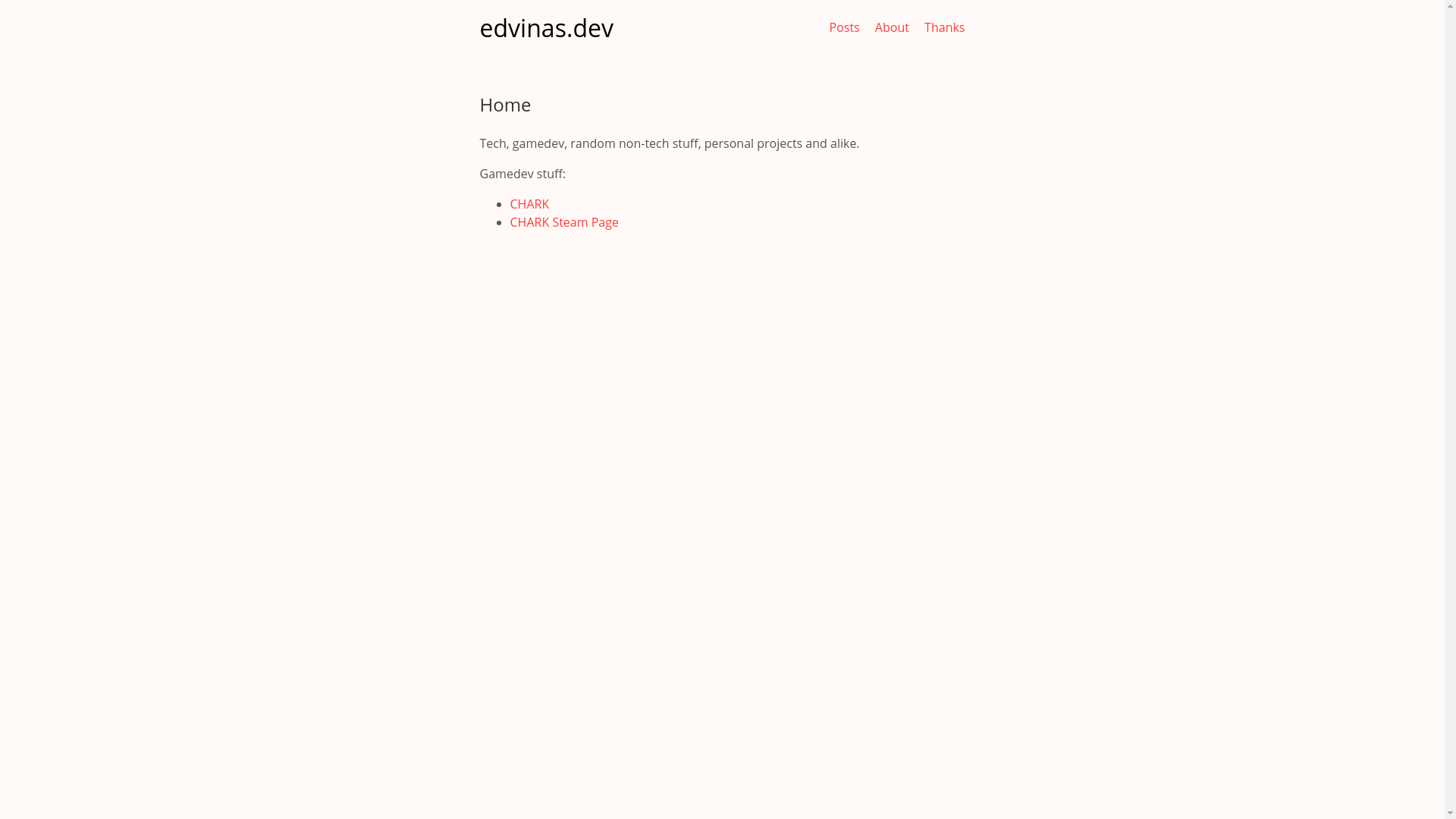 website screenshot of https://edvinas-dev.pages.dev/